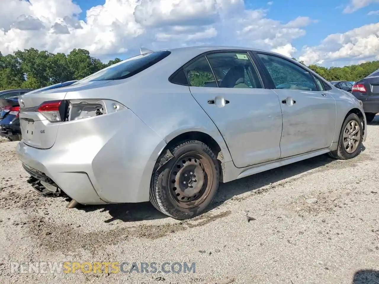 3 Photograph of a damaged car JTDEPMAE1MJ122823 TOYOTA COROLLA 2021