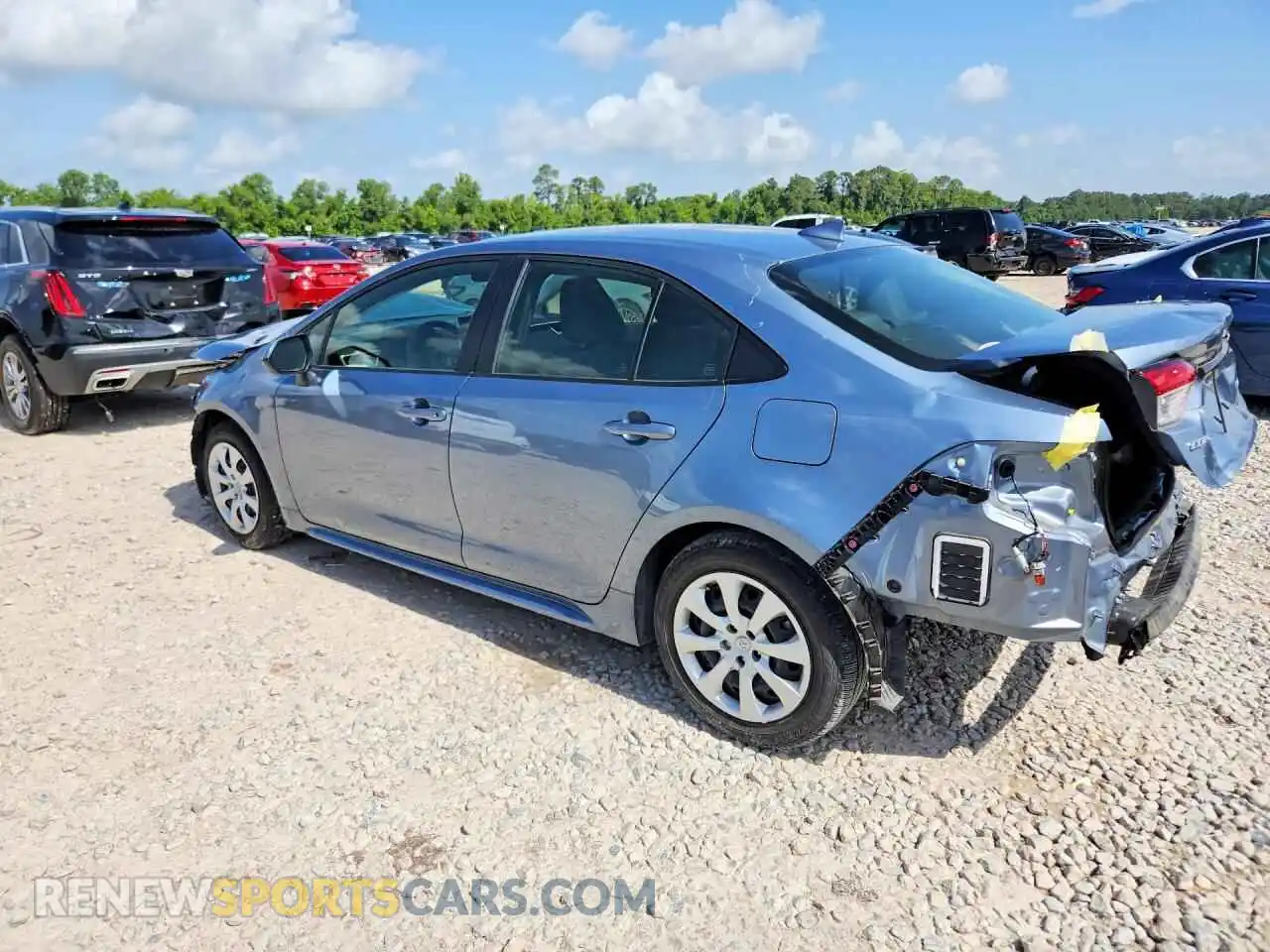 2 Photograph of a damaged car JTDEPMAE1MJ123857 TOYOTA COROLLA 2021