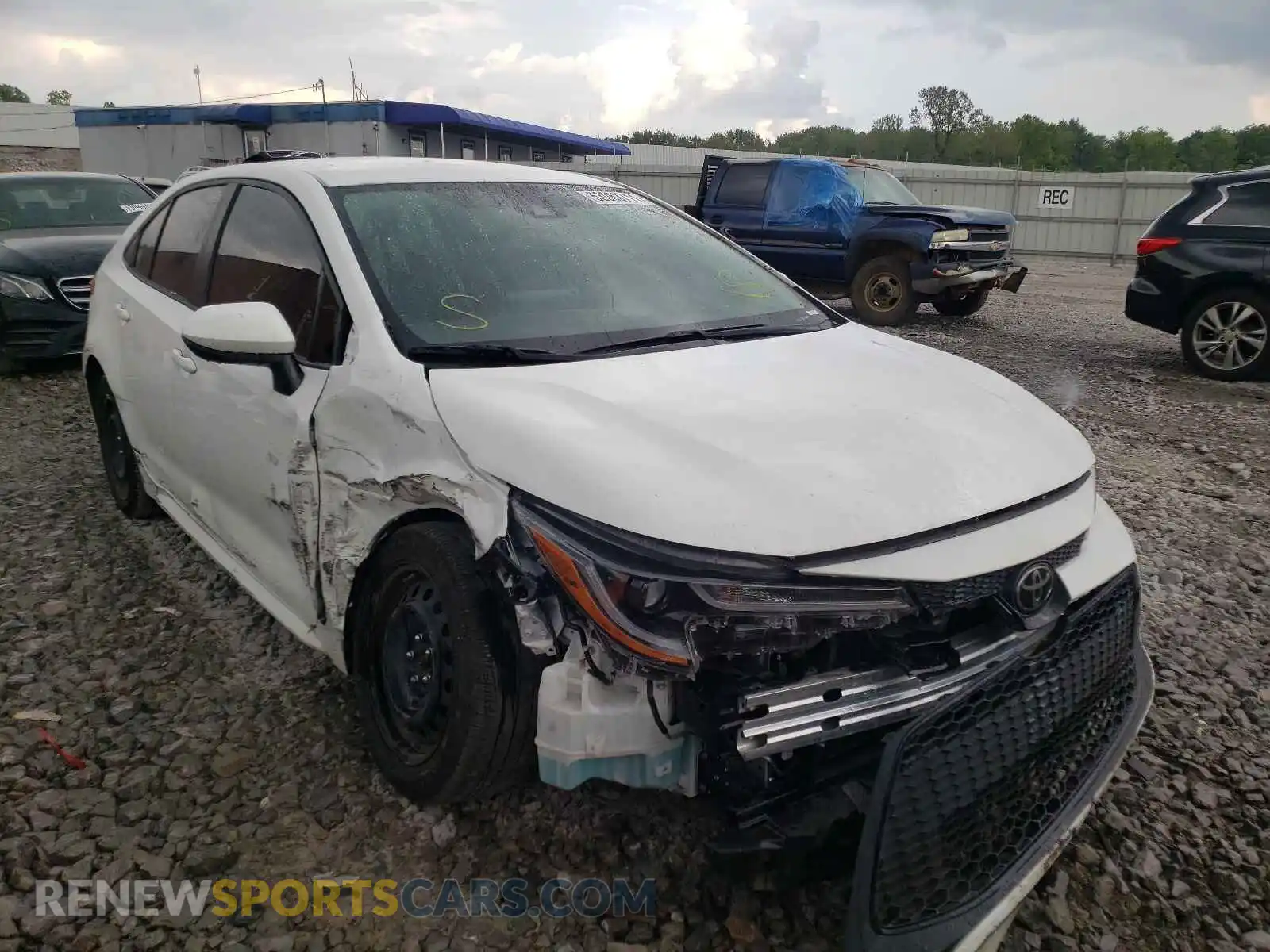 1 Photograph of a damaged car JTDEPMAE1MJ123955 TOYOTA COROLLA 2021