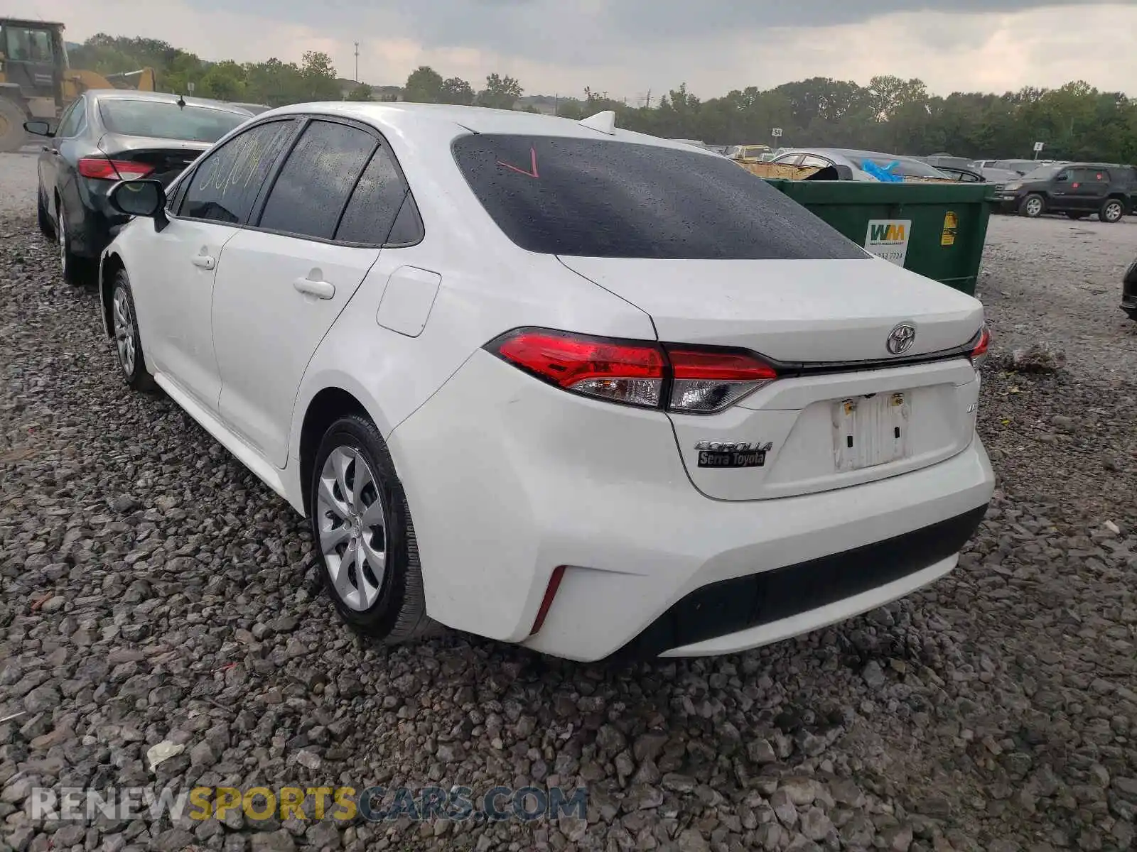 3 Photograph of a damaged car JTDEPMAE1MJ123955 TOYOTA COROLLA 2021