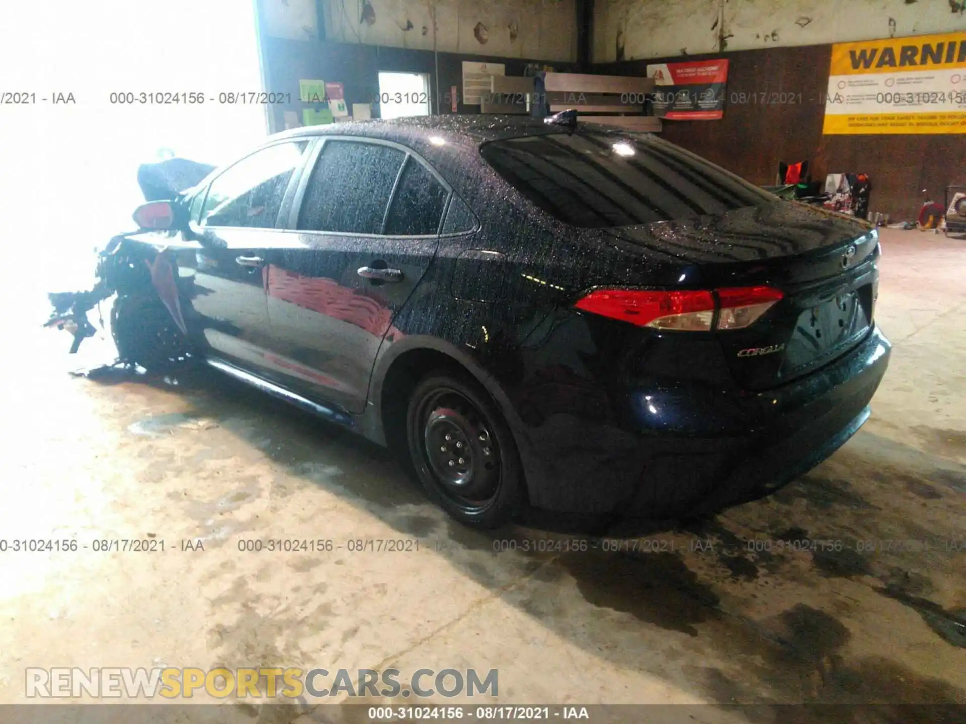 3 Photograph of a damaged car JTDEPMAE1MJ124328 TOYOTA COROLLA 2021