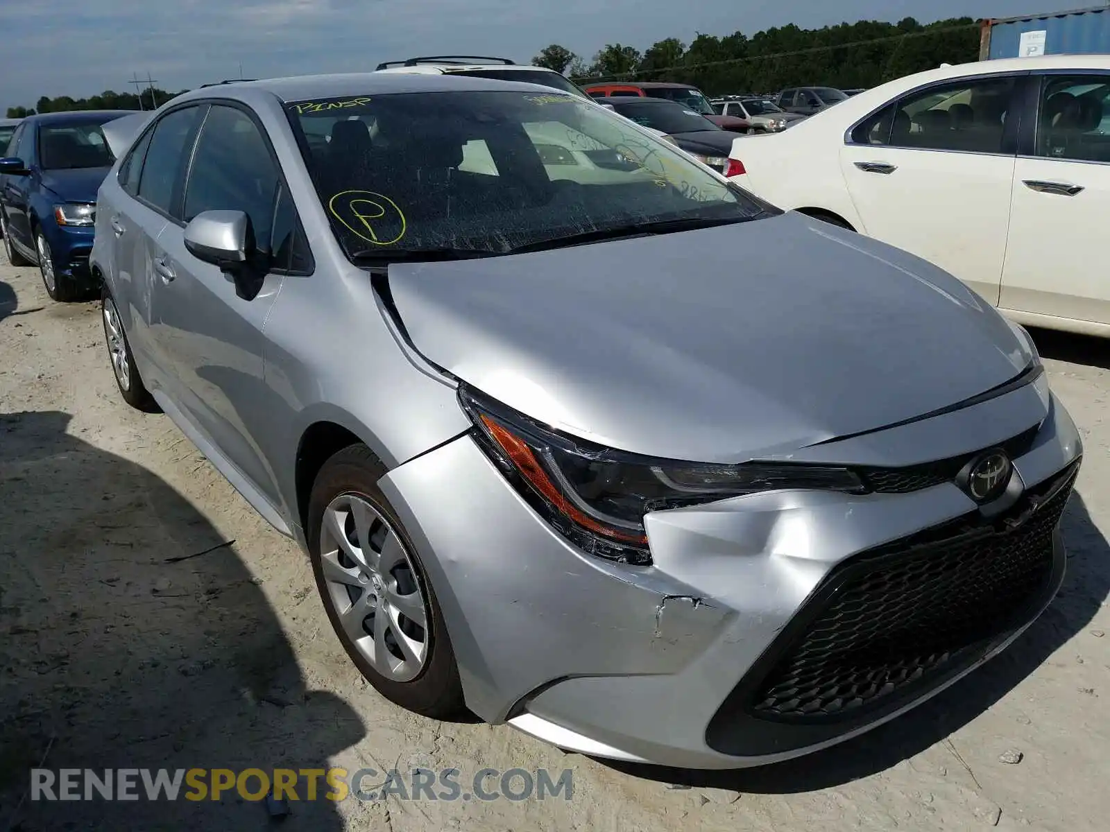 1 Photograph of a damaged car JTDEPMAE1MJ124488 TOYOTA COROLLA 2021