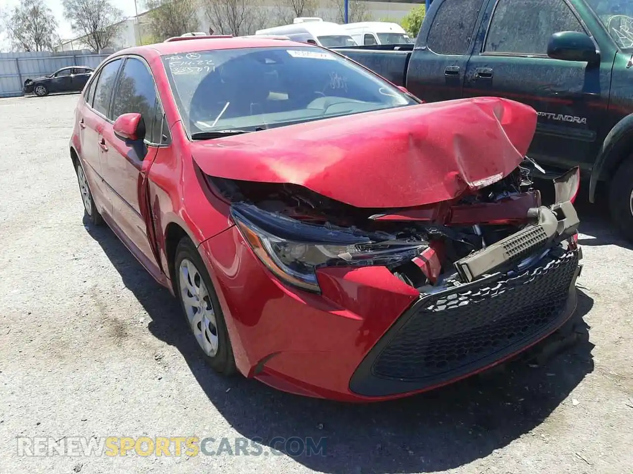 1 Photograph of a damaged car JTDEPMAE1MJ125107 TOYOTA COROLLA 2021