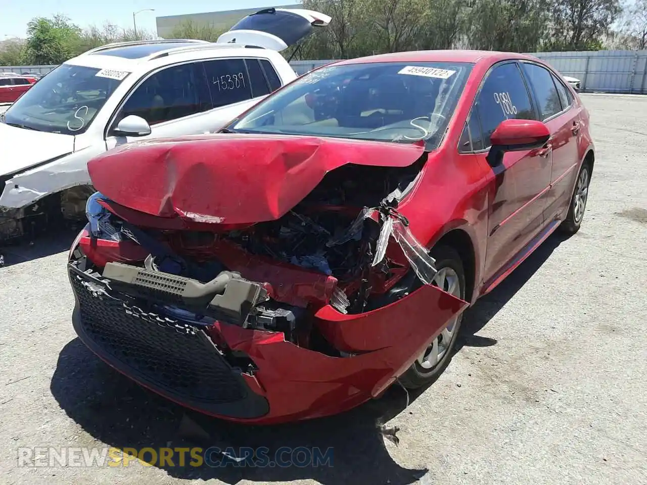 2 Photograph of a damaged car JTDEPMAE1MJ125107 TOYOTA COROLLA 2021
