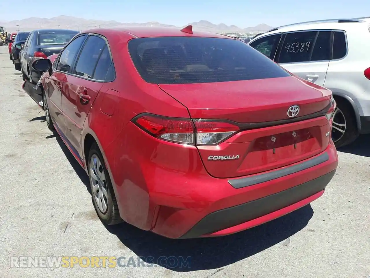 3 Photograph of a damaged car JTDEPMAE1MJ125107 TOYOTA COROLLA 2021