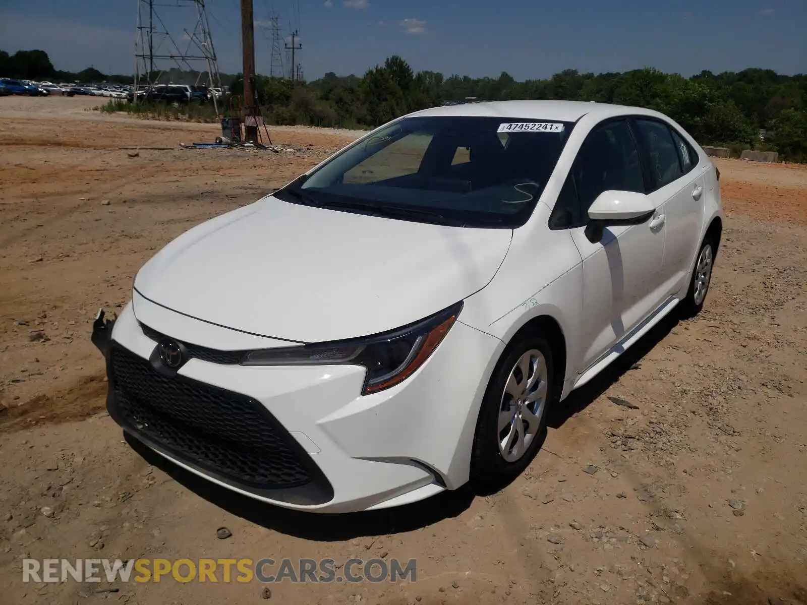 2 Photograph of a damaged car JTDEPMAE1MJ125155 TOYOTA COROLLA 2021