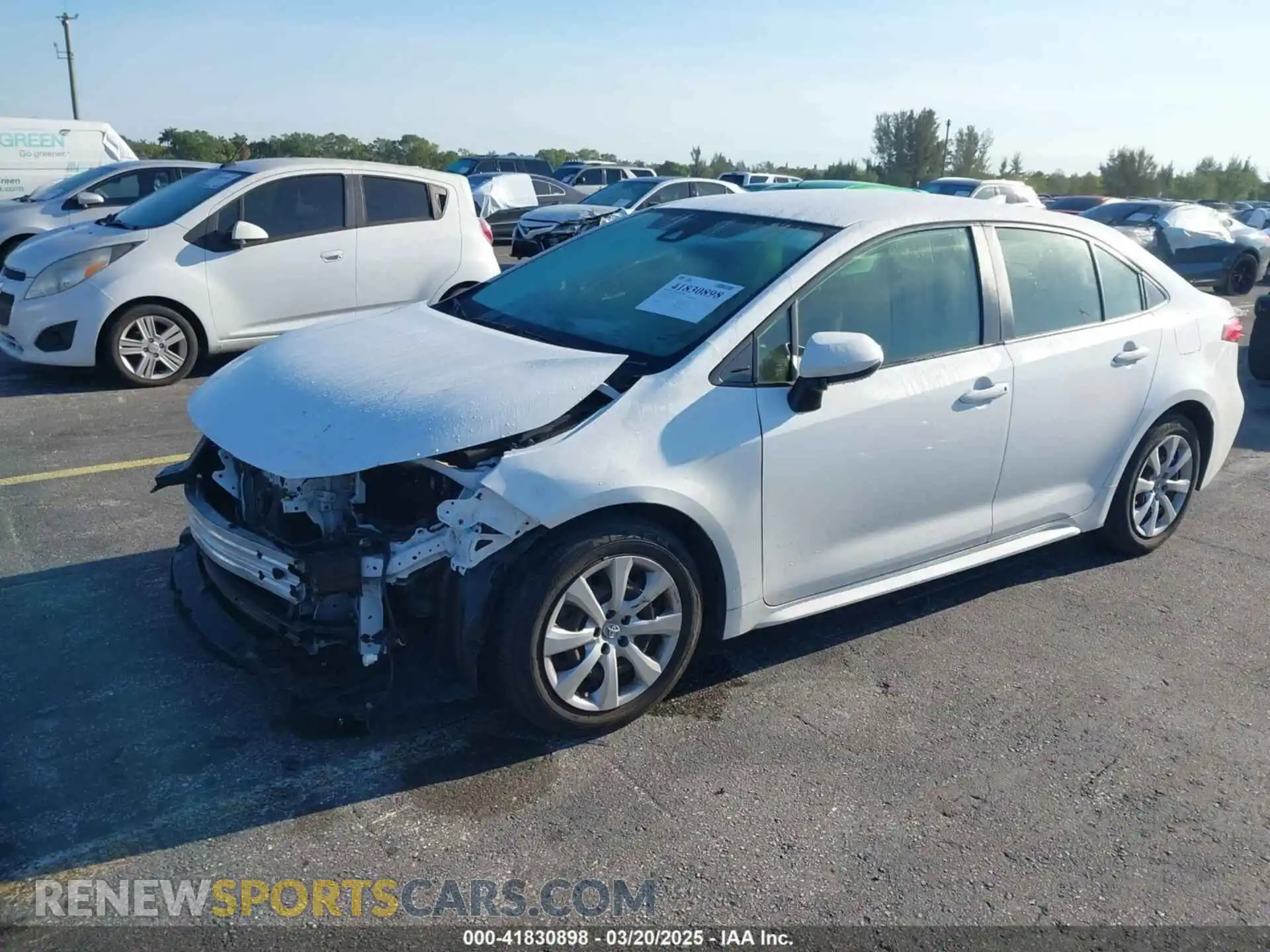 2 Photograph of a damaged car JTDEPMAE1MJ126631 TOYOTA COROLLA 2021