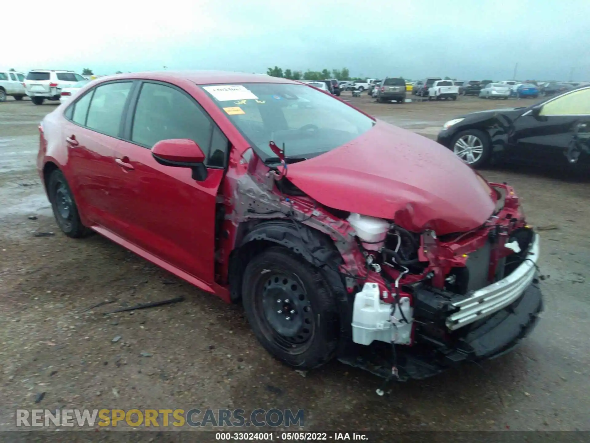1 Photograph of a damaged car JTDEPMAE1MJ128668 TOYOTA COROLLA 2021