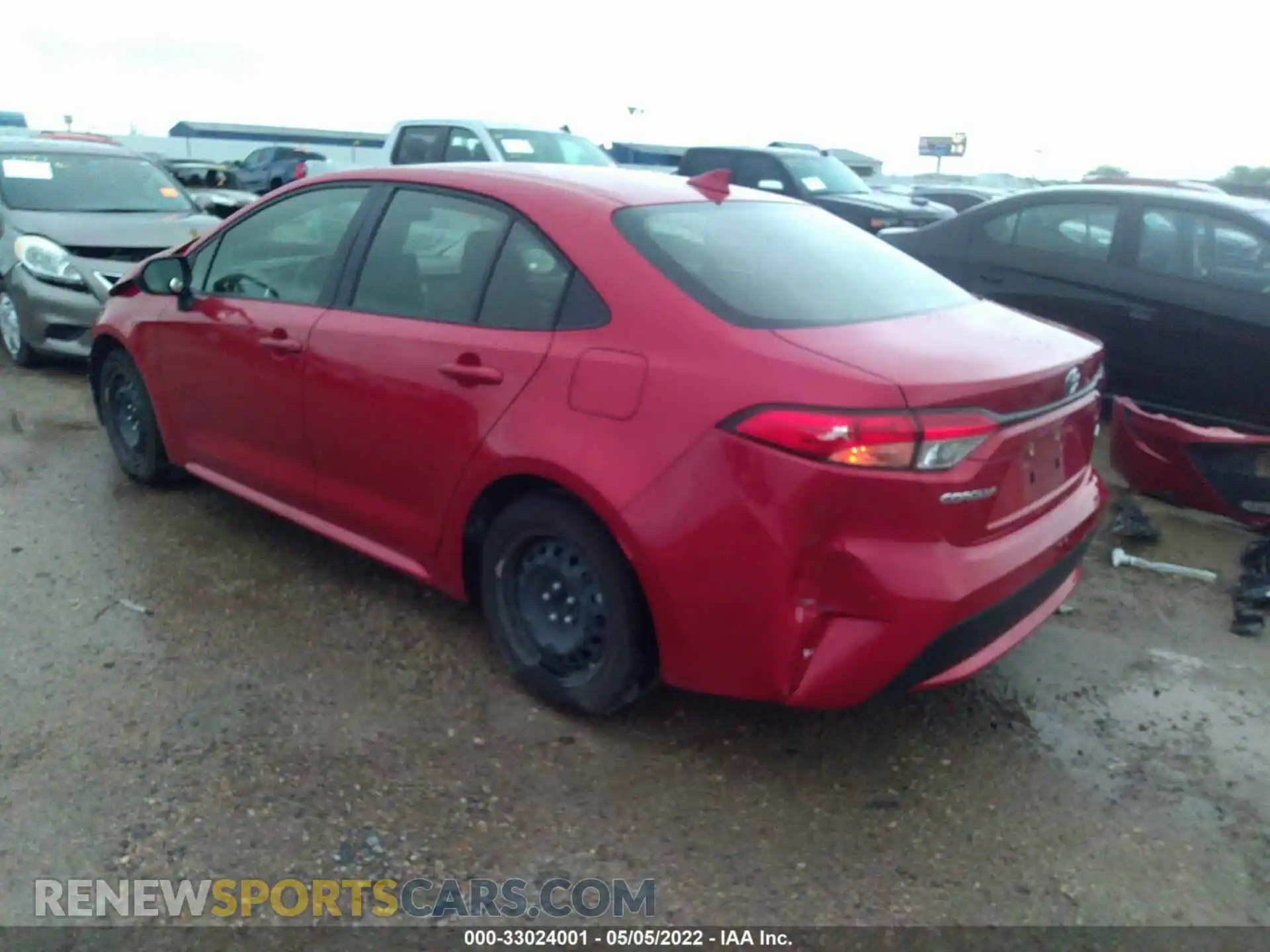 3 Photograph of a damaged car JTDEPMAE1MJ128668 TOYOTA COROLLA 2021