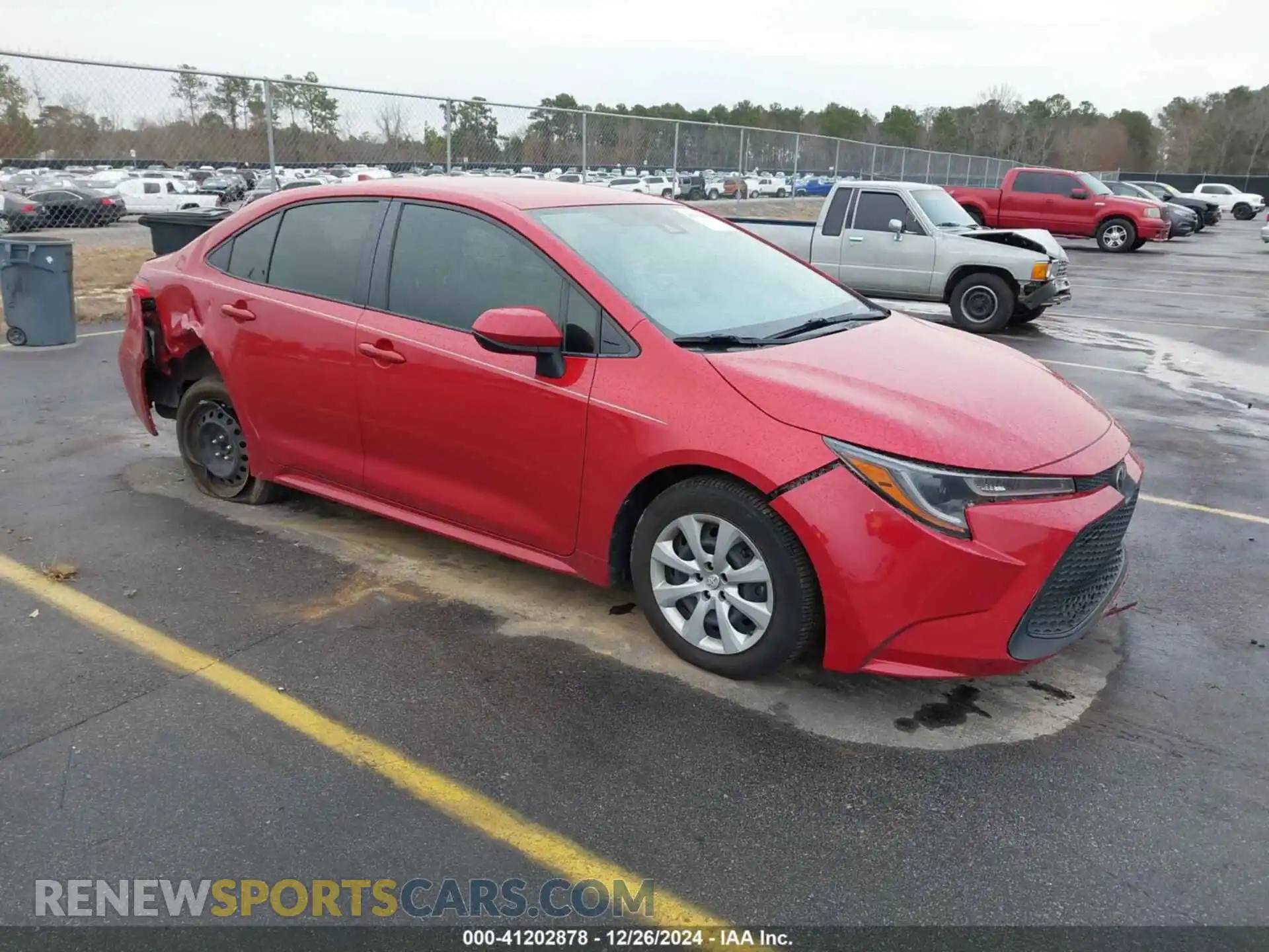 1 fotografías del automóvil dañado JTDEPMAE1MJ129724 TOYOTA COROLLA 2021