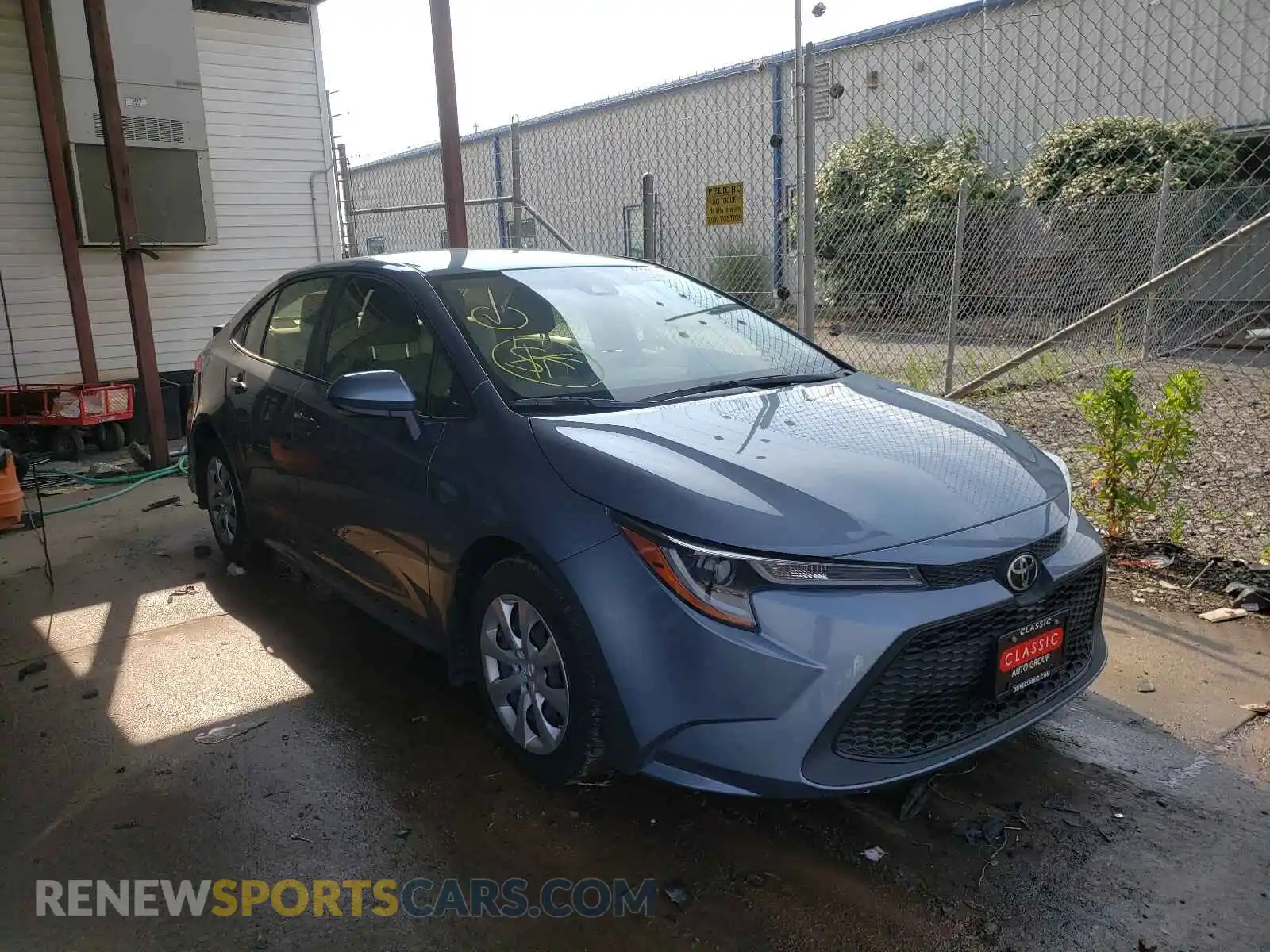 1 Photograph of a damaged car JTDEPMAE1MJ130680 TOYOTA COROLLA 2021
