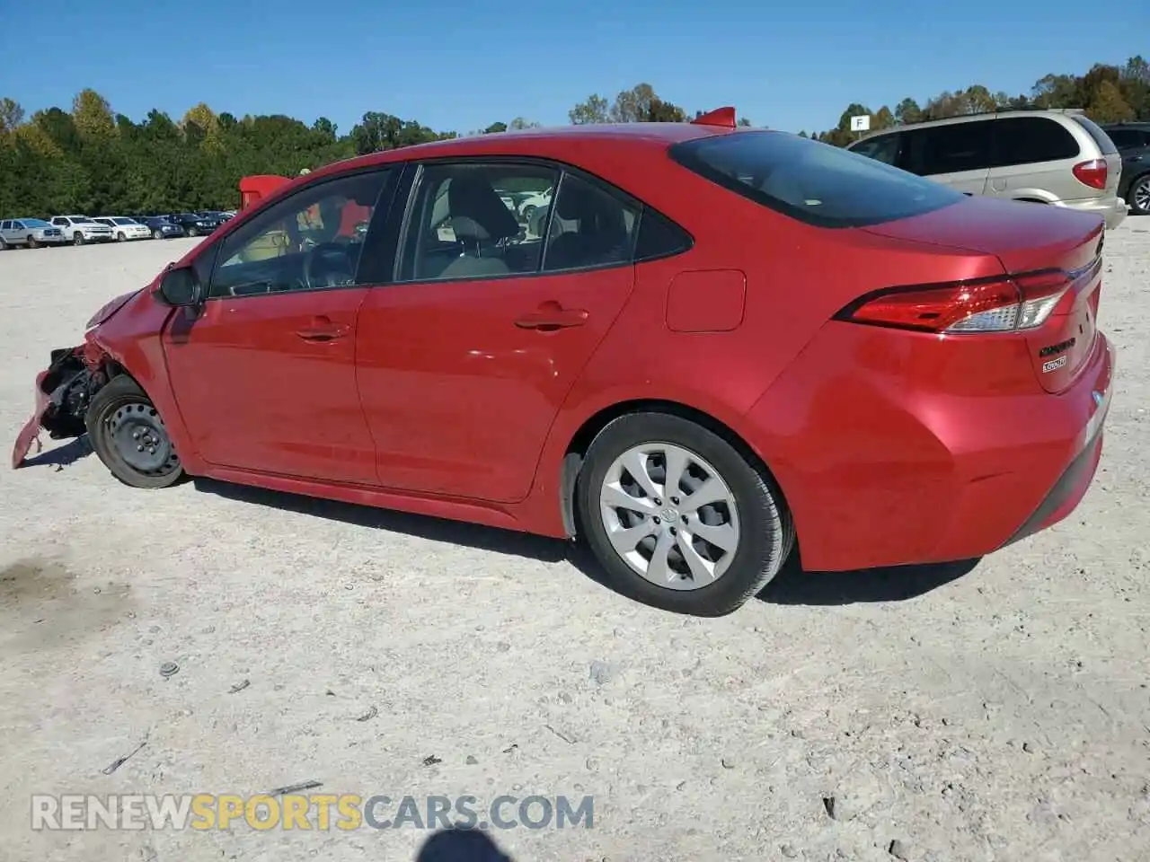 2 Photograph of a damaged car JTDEPMAE1MJ133384 TOYOTA COROLLA 2021