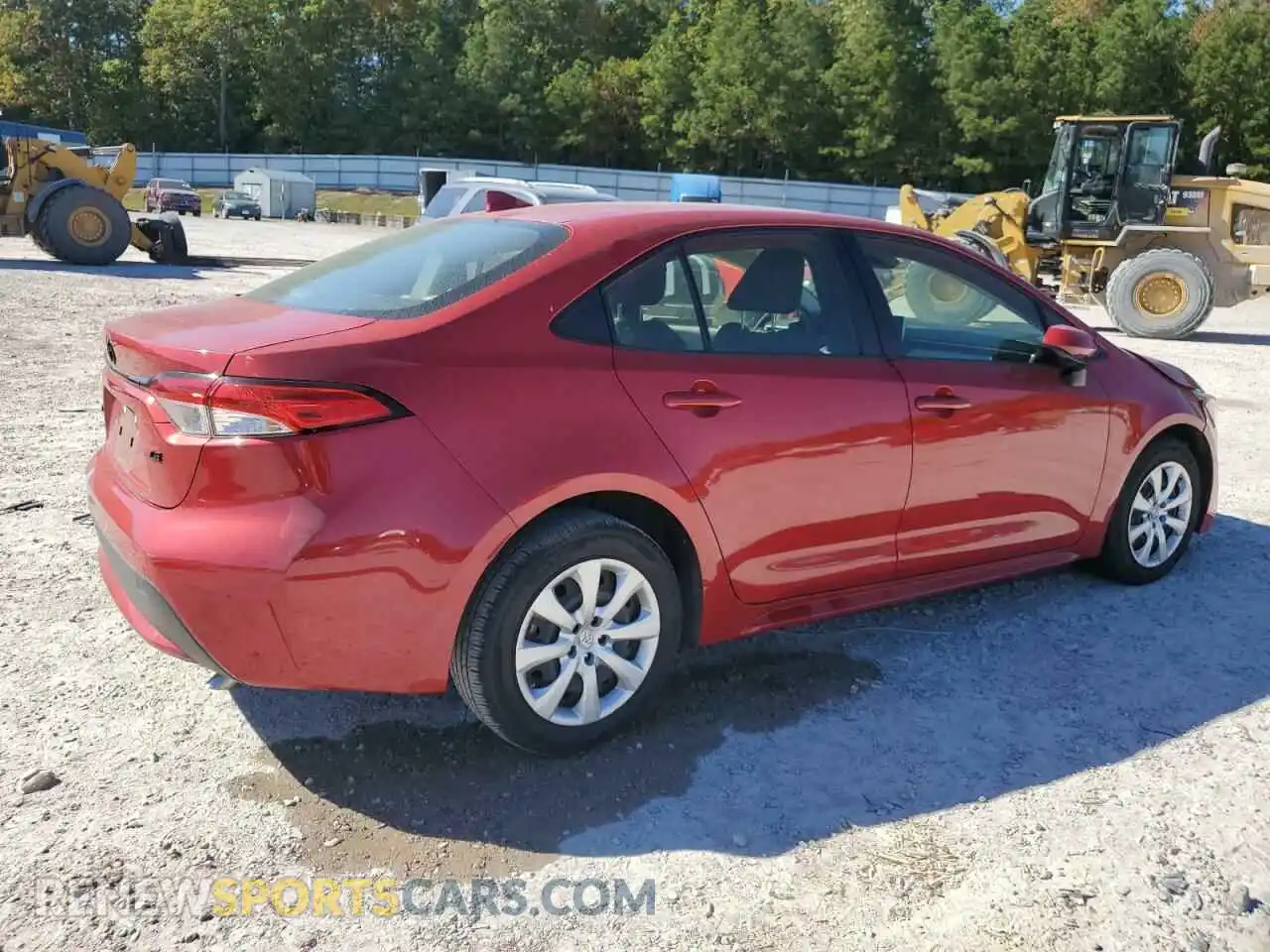 3 Photograph of a damaged car JTDEPMAE1MJ133384 TOYOTA COROLLA 2021