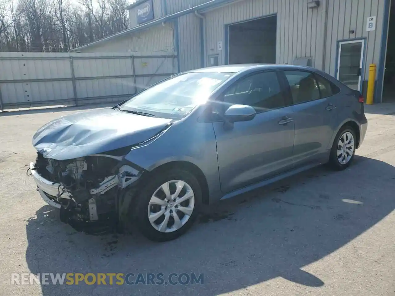 1 Photograph of a damaged car JTDEPMAE1MJ134003 TOYOTA COROLLA 2021