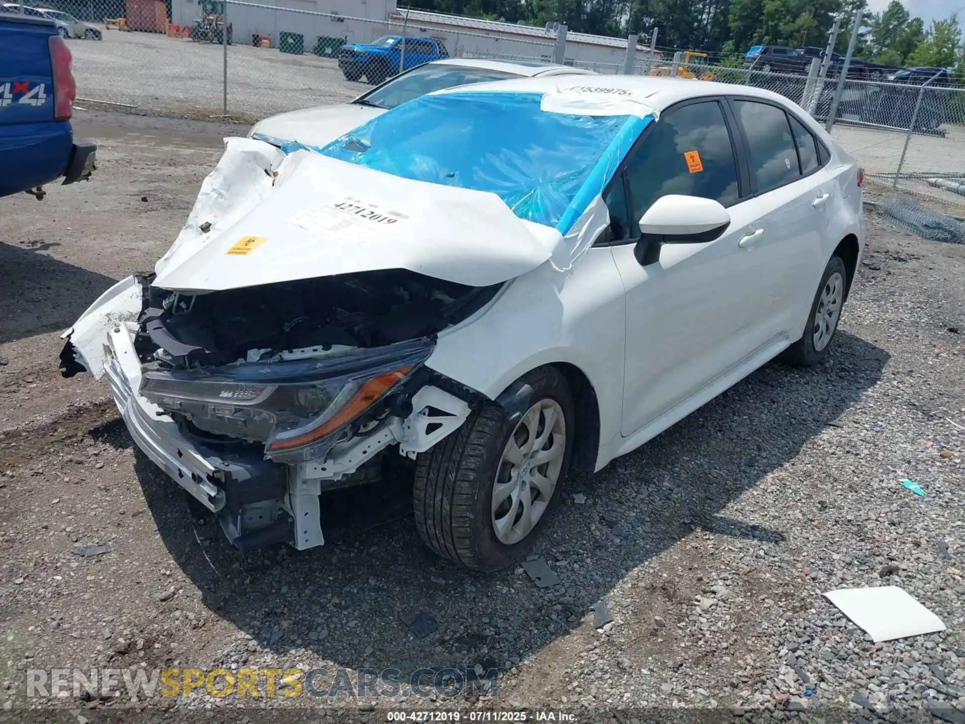 2 Photograph of a damaged car JTDEPMAE1MJ135135 TOYOTA COROLLA 2021