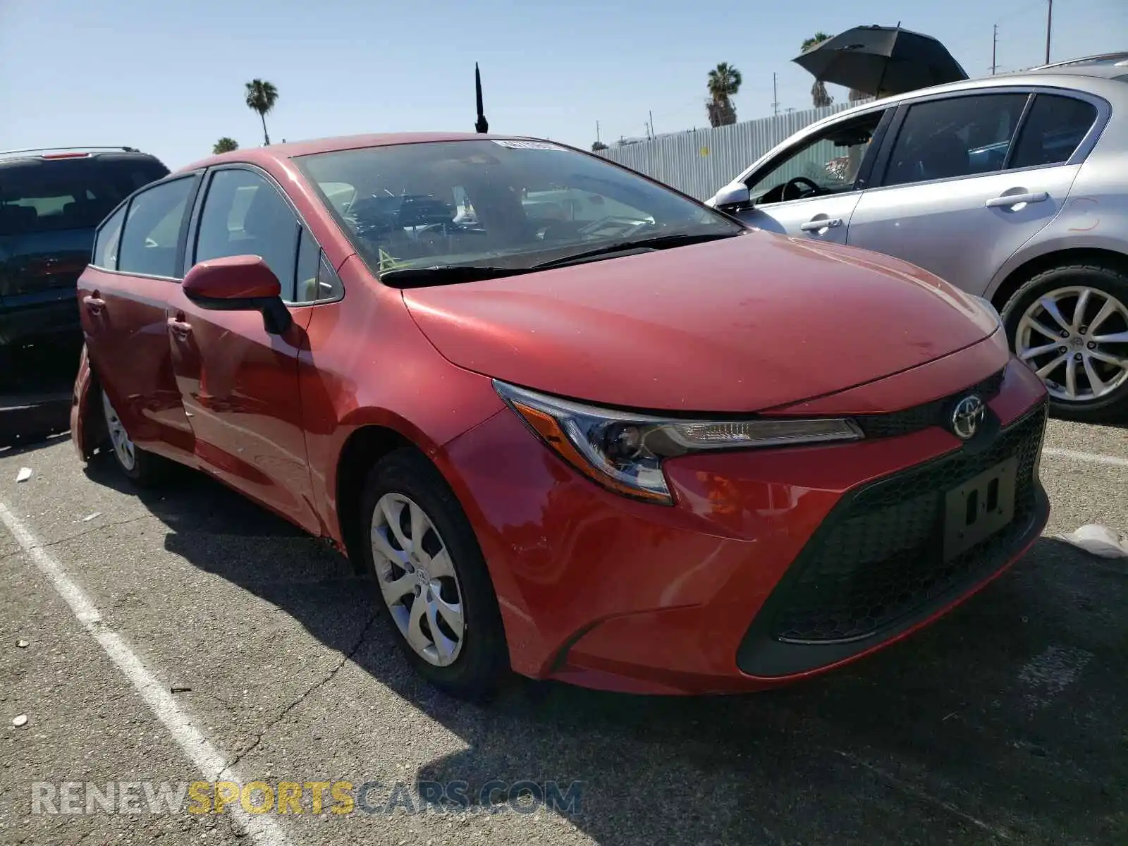 1 fotografías del automóvil dañado JTDEPMAE1MJ136088 TOYOTA COROLLA 2021