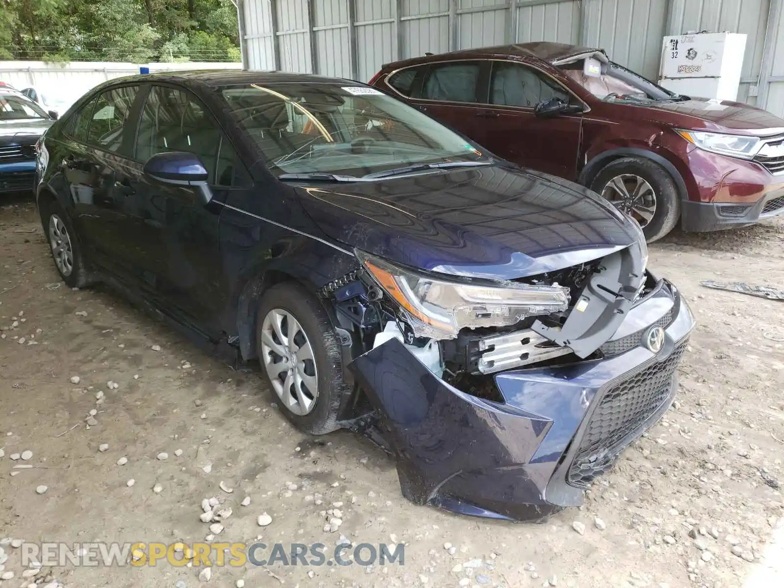 1 Photograph of a damaged car JTDEPMAE1MJ138309 TOYOTA COROLLA 2021
