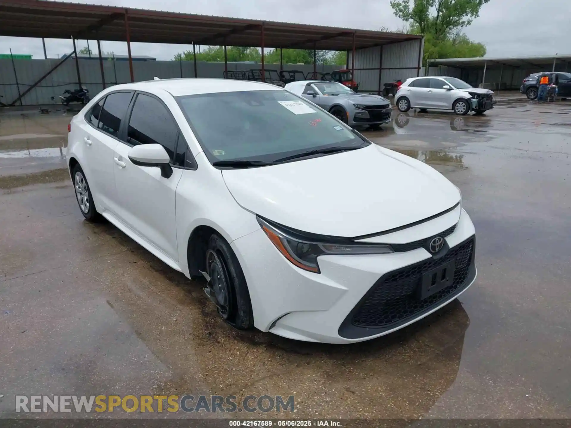 1 Photograph of a damaged car JTDEPMAE1MJ140223 TOYOTA COROLLA 2021
