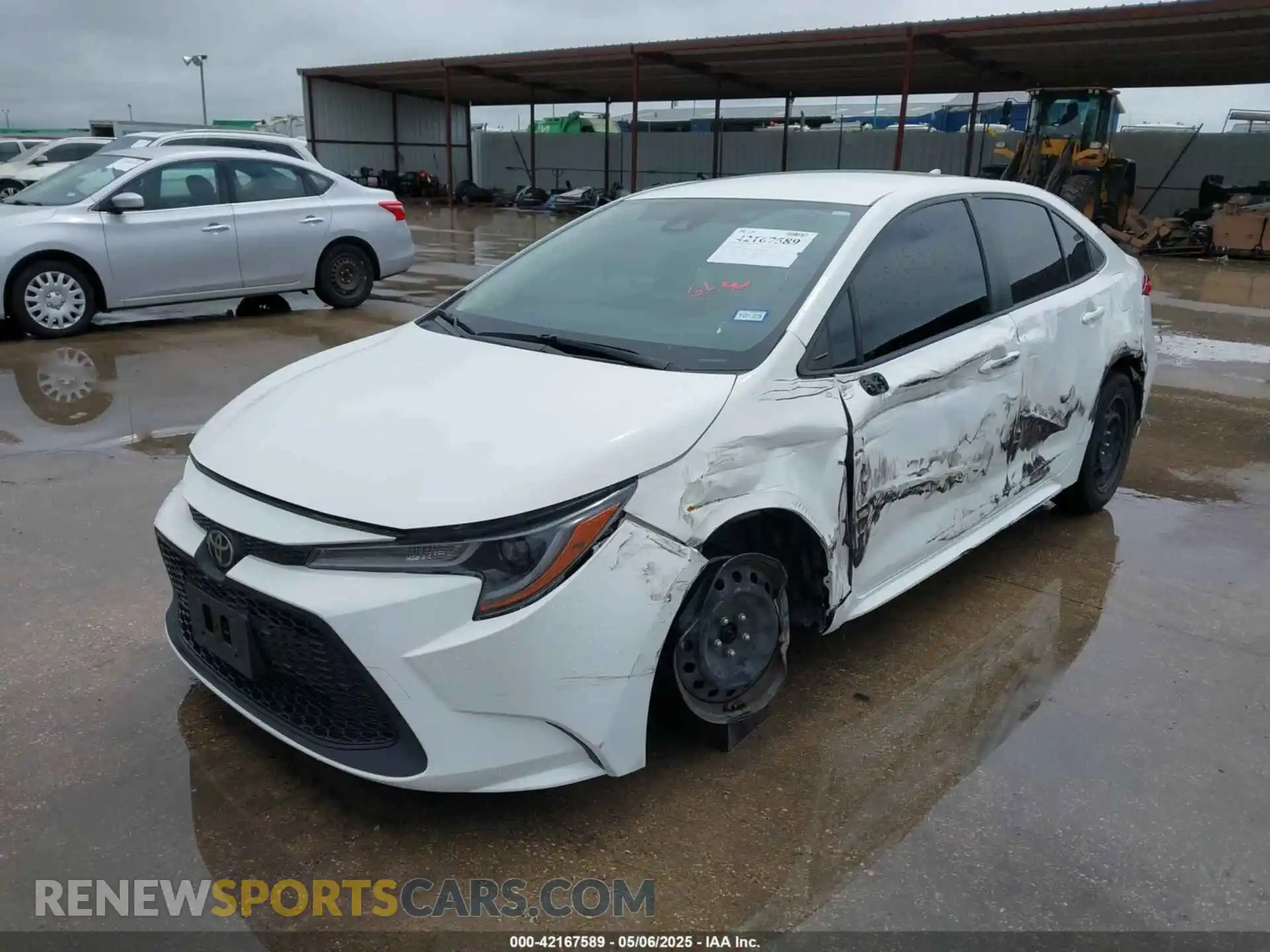 2 Photograph of a damaged car JTDEPMAE1MJ140223 TOYOTA COROLLA 2021