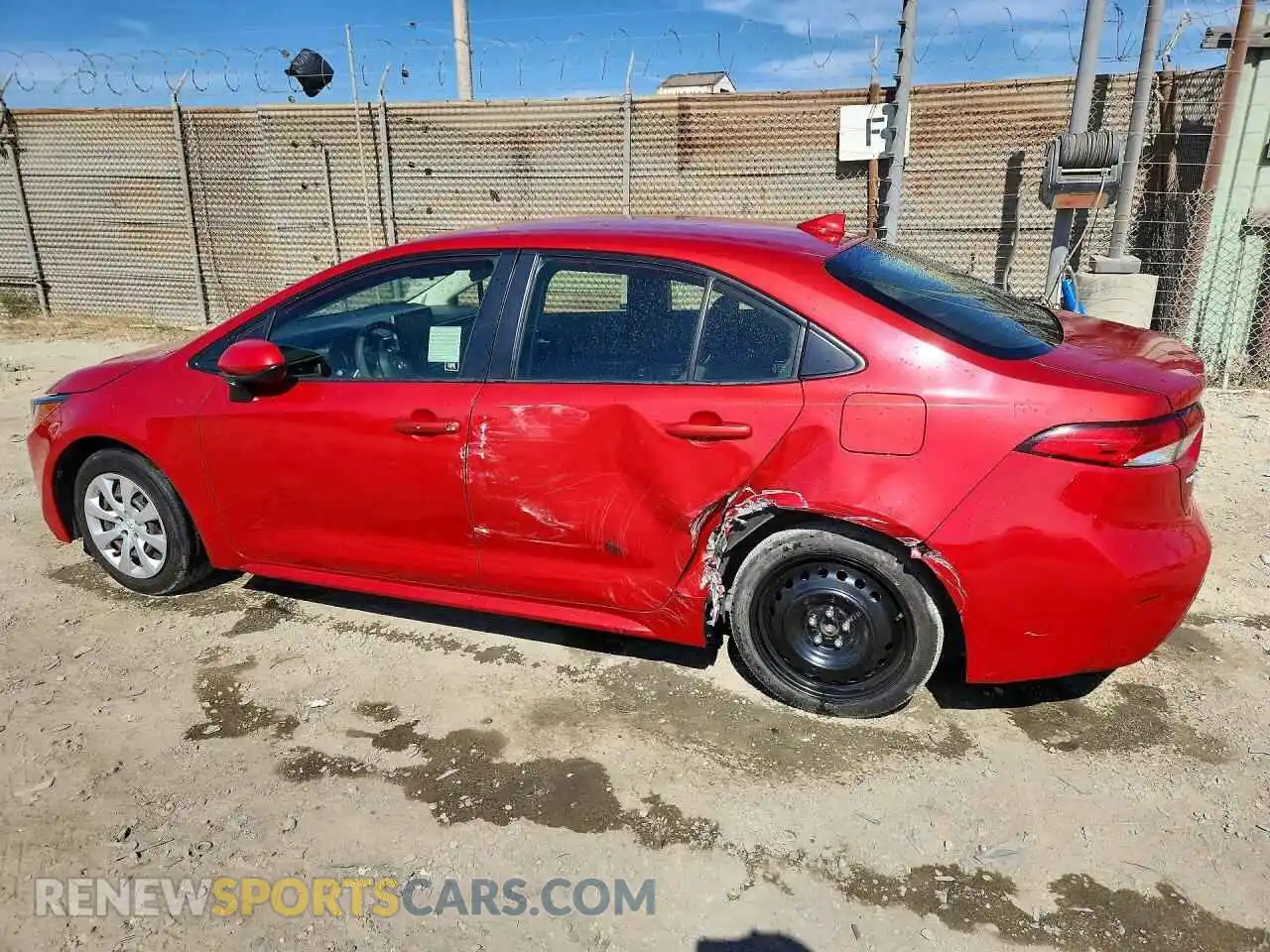 2 Photograph of a damaged car JTDEPMAE1MJ141386 TOYOTA COROLLA 2021