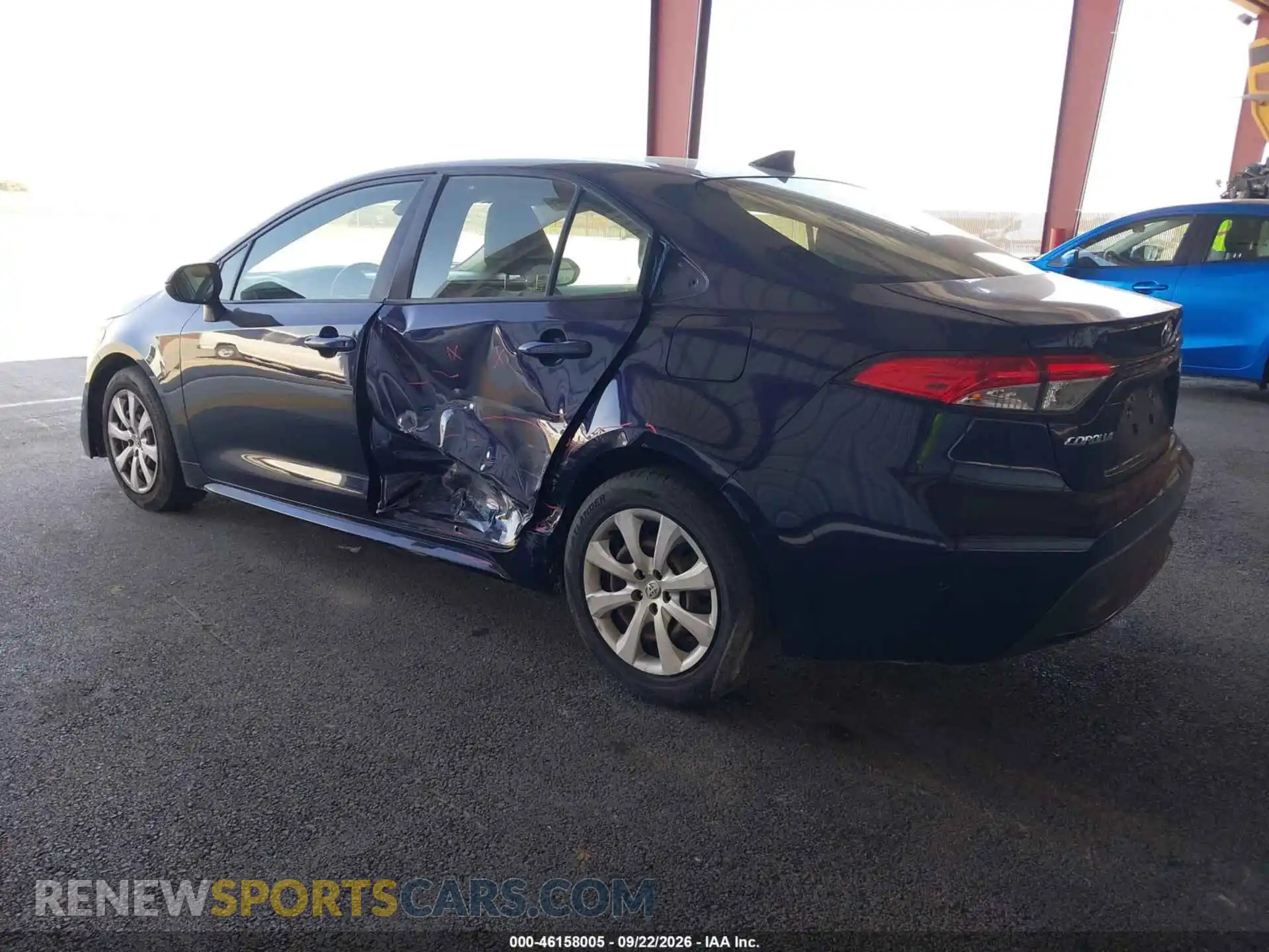 3 Photograph of a damaged car JTDEPMAE1MJ145549 TOYOTA COROLLA 2021