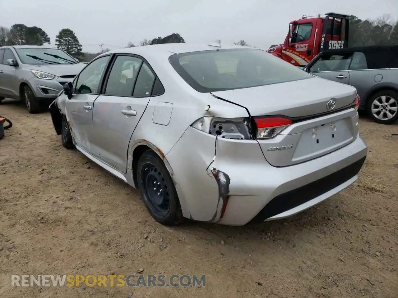 3 Photograph of a damaged car JTDEPMAE1MJ145566 TOYOTA COROLLA 2021