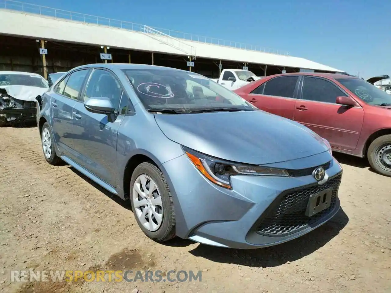 1 fotografías del automóvil dañado JTDEPMAE1MJ146149 TOYOTA COROLLA 2021