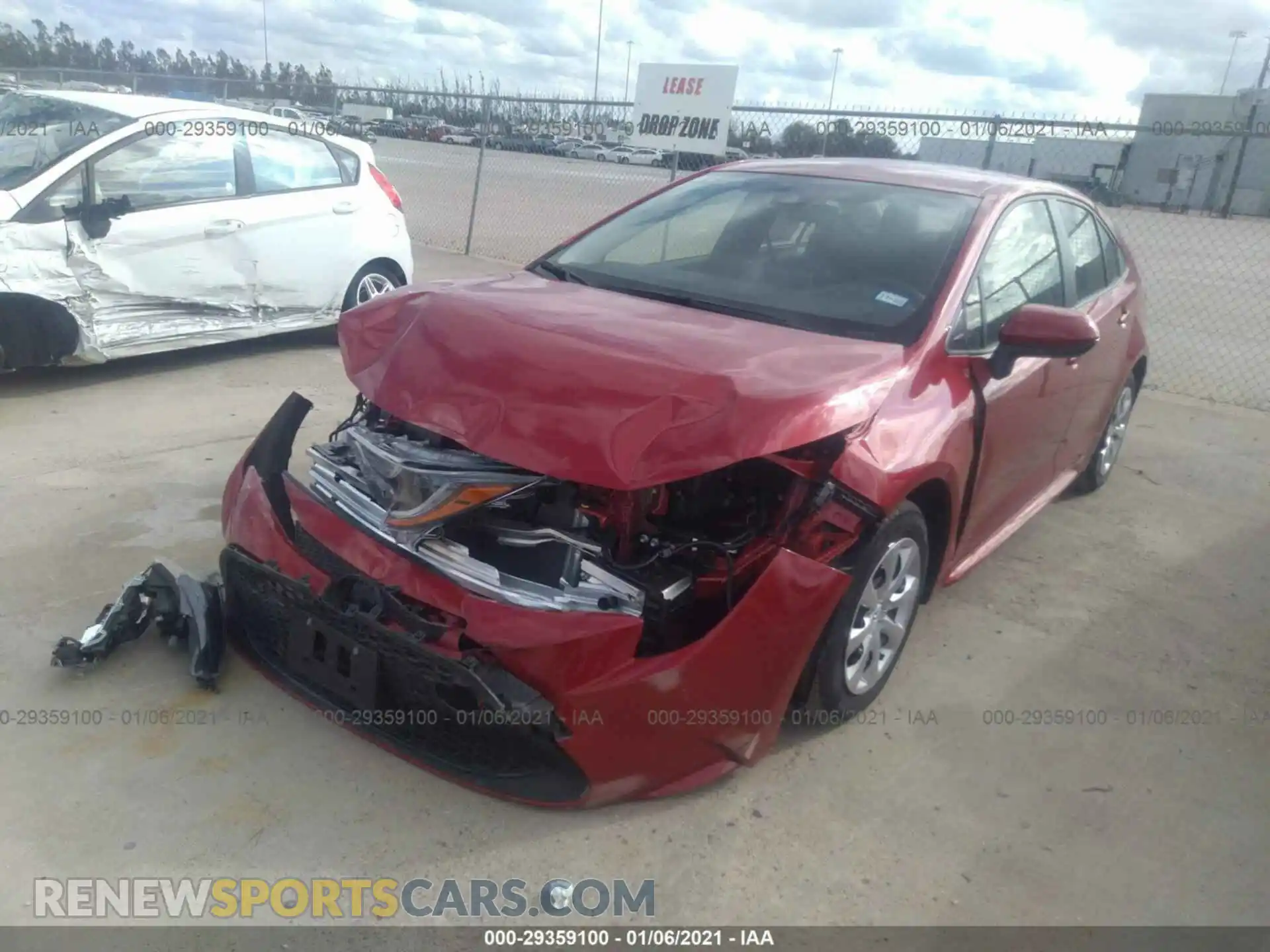 2 Photograph of a damaged car JTDEPMAE1MJ148659 TOYOTA COROLLA 2021