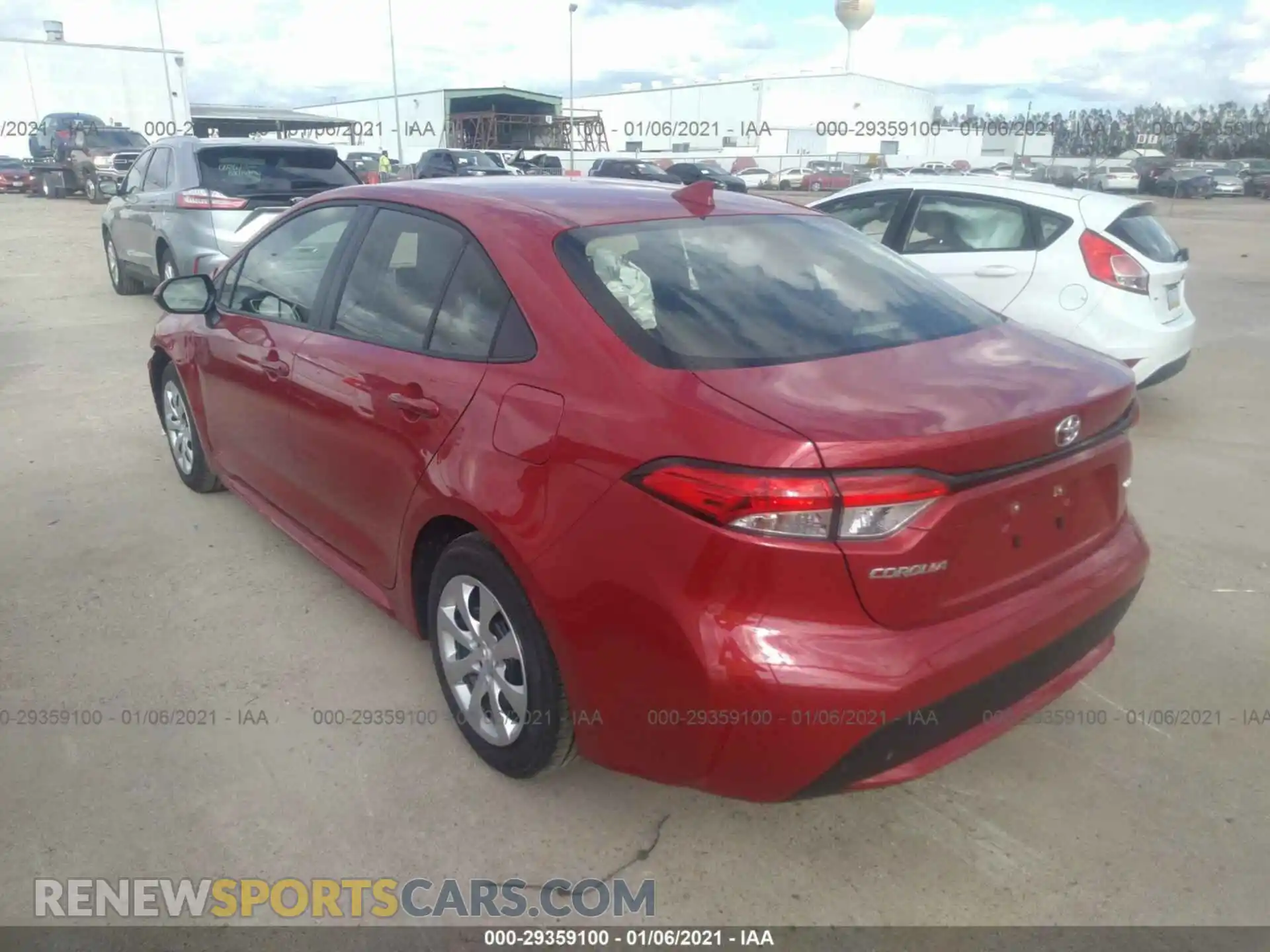 3 Photograph of a damaged car JTDEPMAE1MJ148659 TOYOTA COROLLA 2021