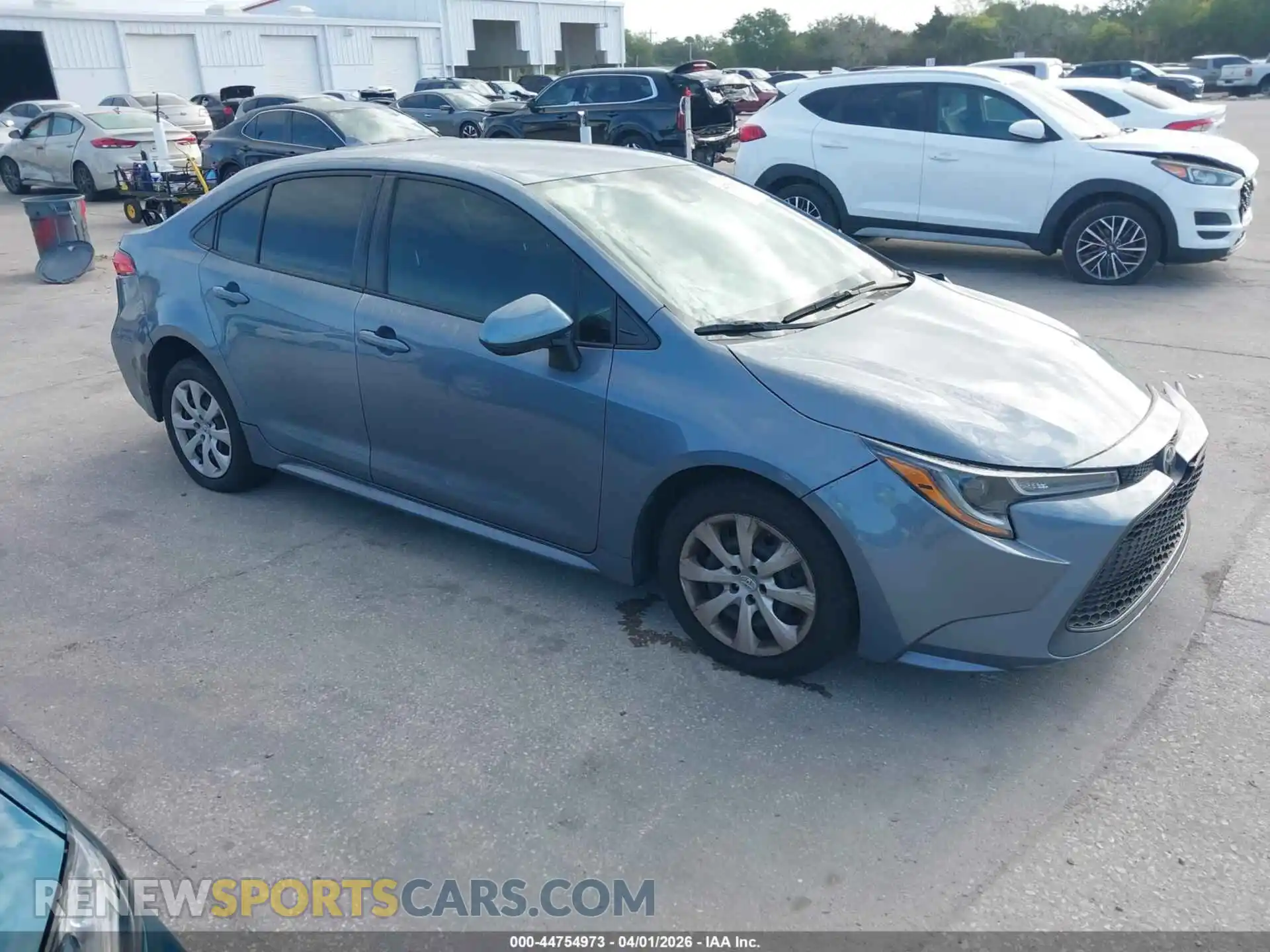 1 Photograph of a damaged car JTDEPMAE1MJ152128 TOYOTA COROLLA 2021