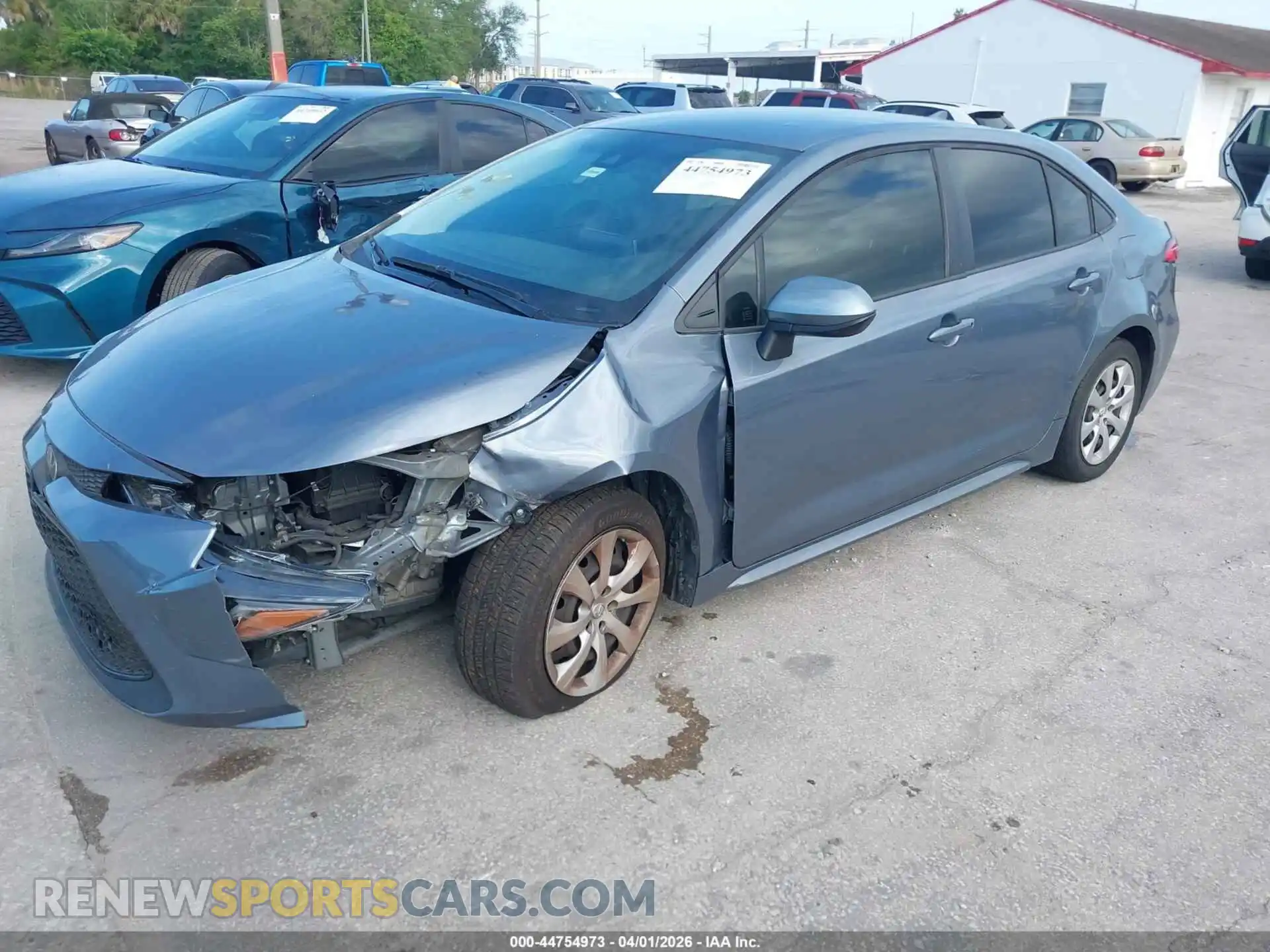 2 Photograph of a damaged car JTDEPMAE1MJ152128 TOYOTA COROLLA 2021