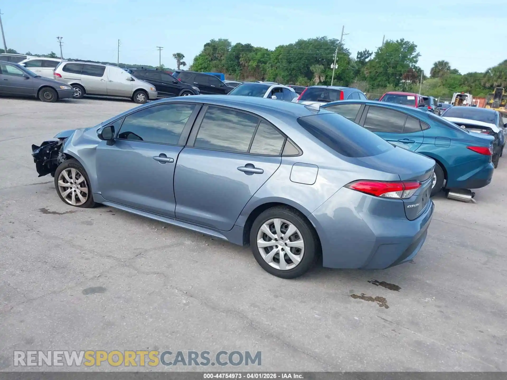 3 Photograph of a damaged car JTDEPMAE1MJ152128 TOYOTA COROLLA 2021