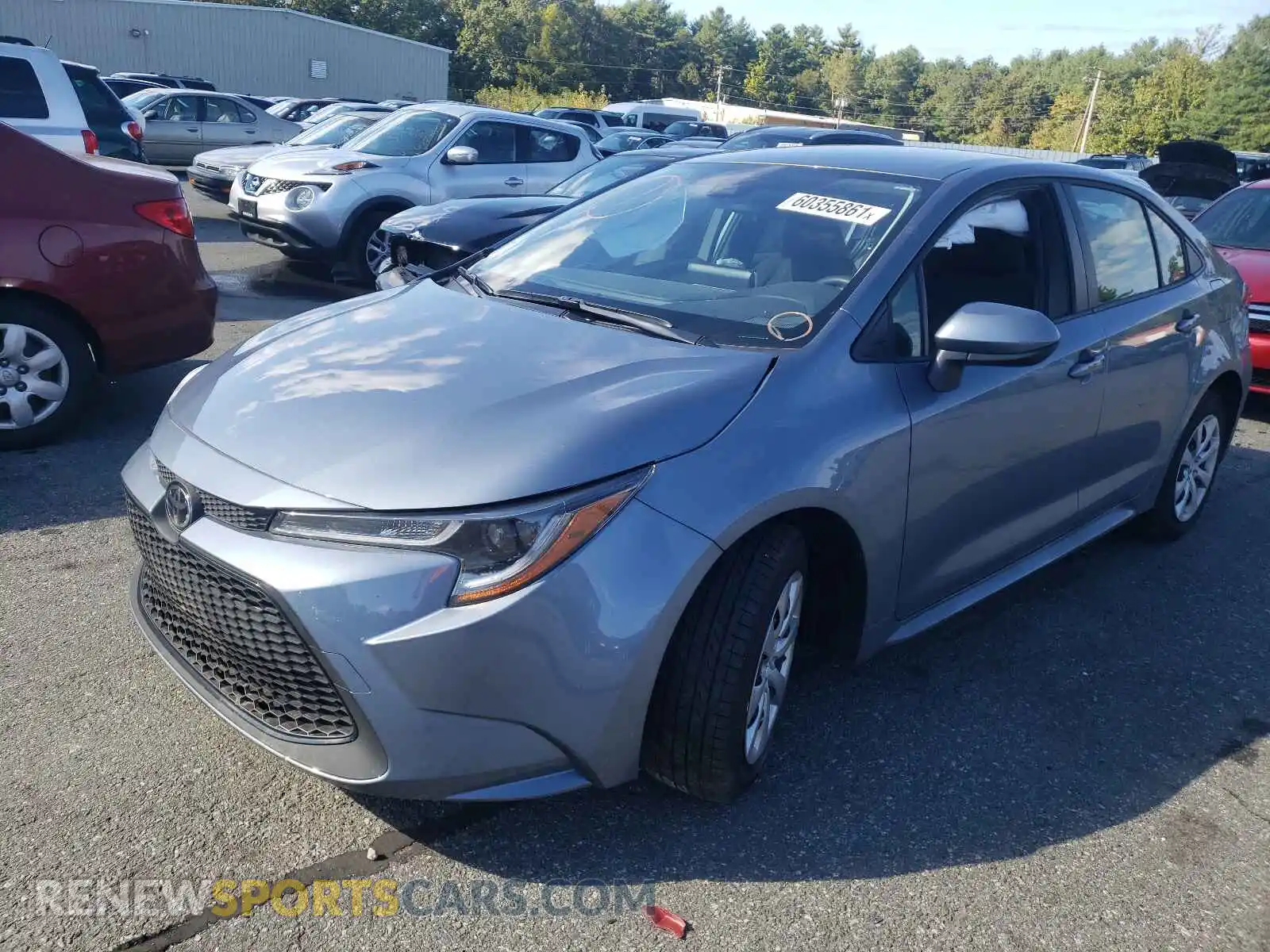 2 fotografías del automóvil dañado JTDEPMAE1MJ152940 TOYOTA COROLLA 2021
