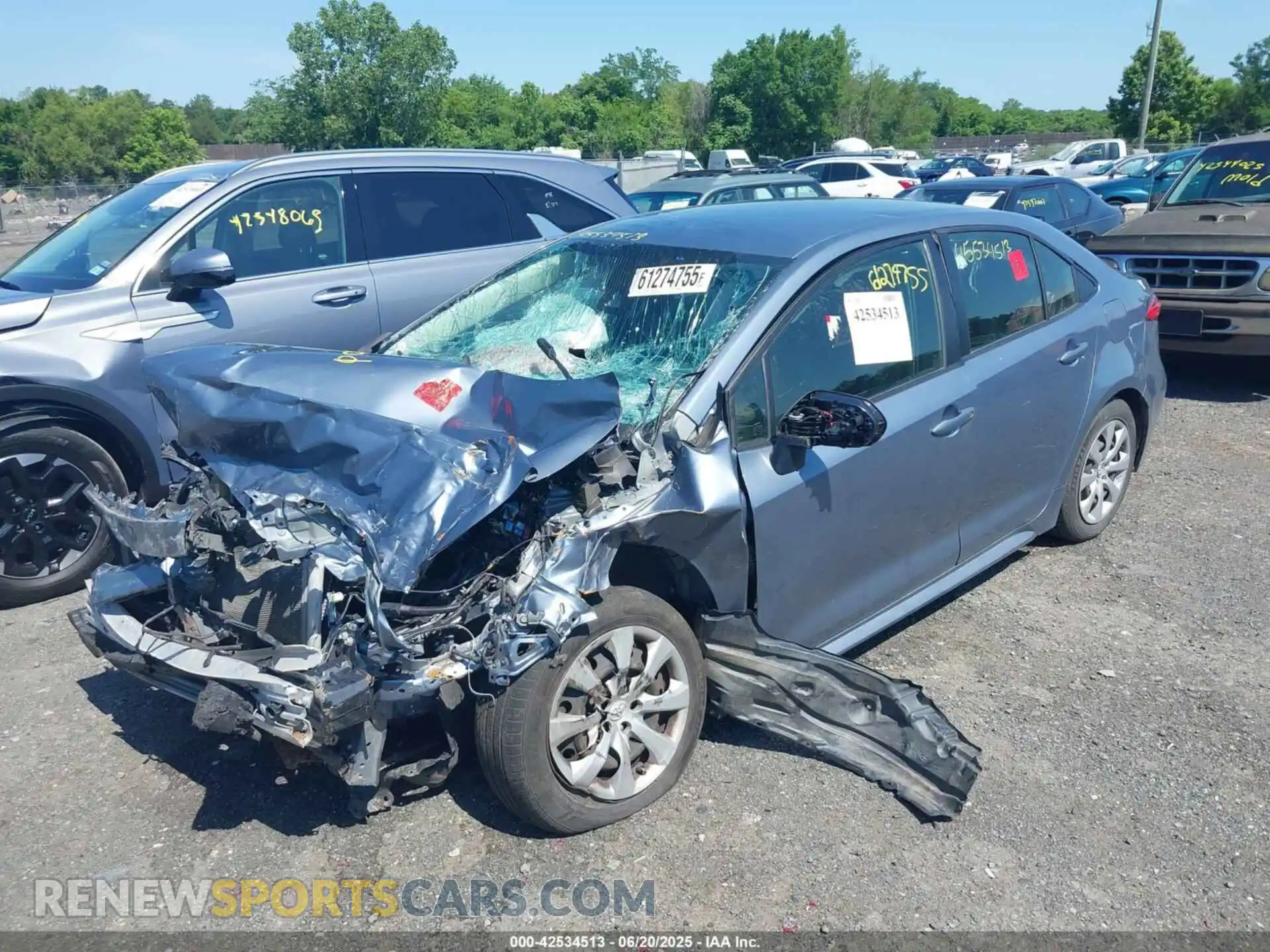 2 Photograph of a damaged car JTDEPMAE1MJ153327 TOYOTA COROLLA 2021