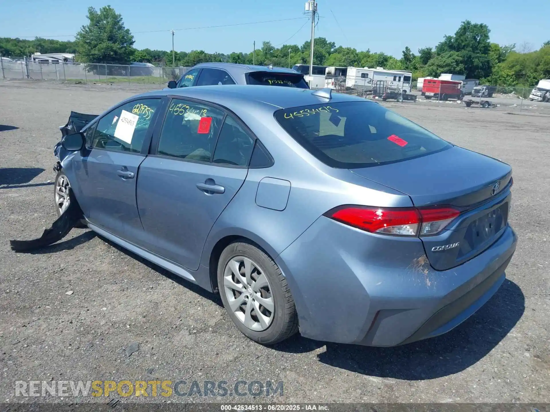3 Photograph of a damaged car JTDEPMAE1MJ153327 TOYOTA COROLLA 2021