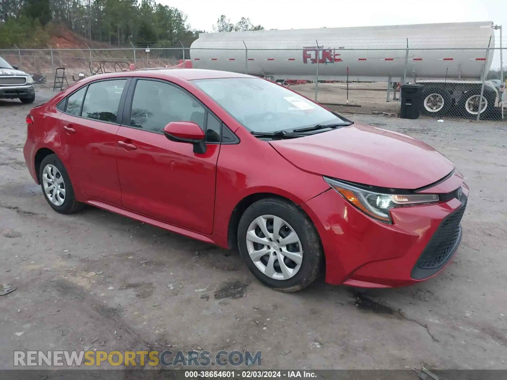 1 Фотография поврежденного автомобиля JTDEPMAE1MJ153568 TOYOTA COROLLA 2021