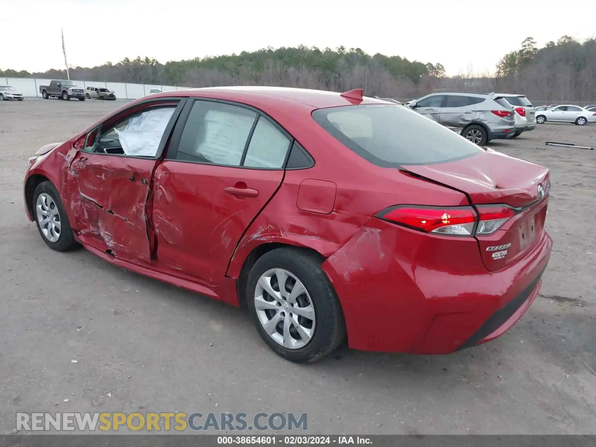 3 Фотография поврежденного автомобиля JTDEPMAE1MJ153568 TOYOTA COROLLA 2021