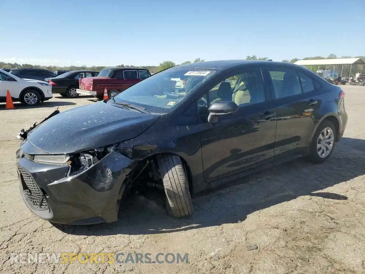 1 Photograph of a damaged car JTDEPMAE1MJ155224 TOYOTA COROLLA 2021