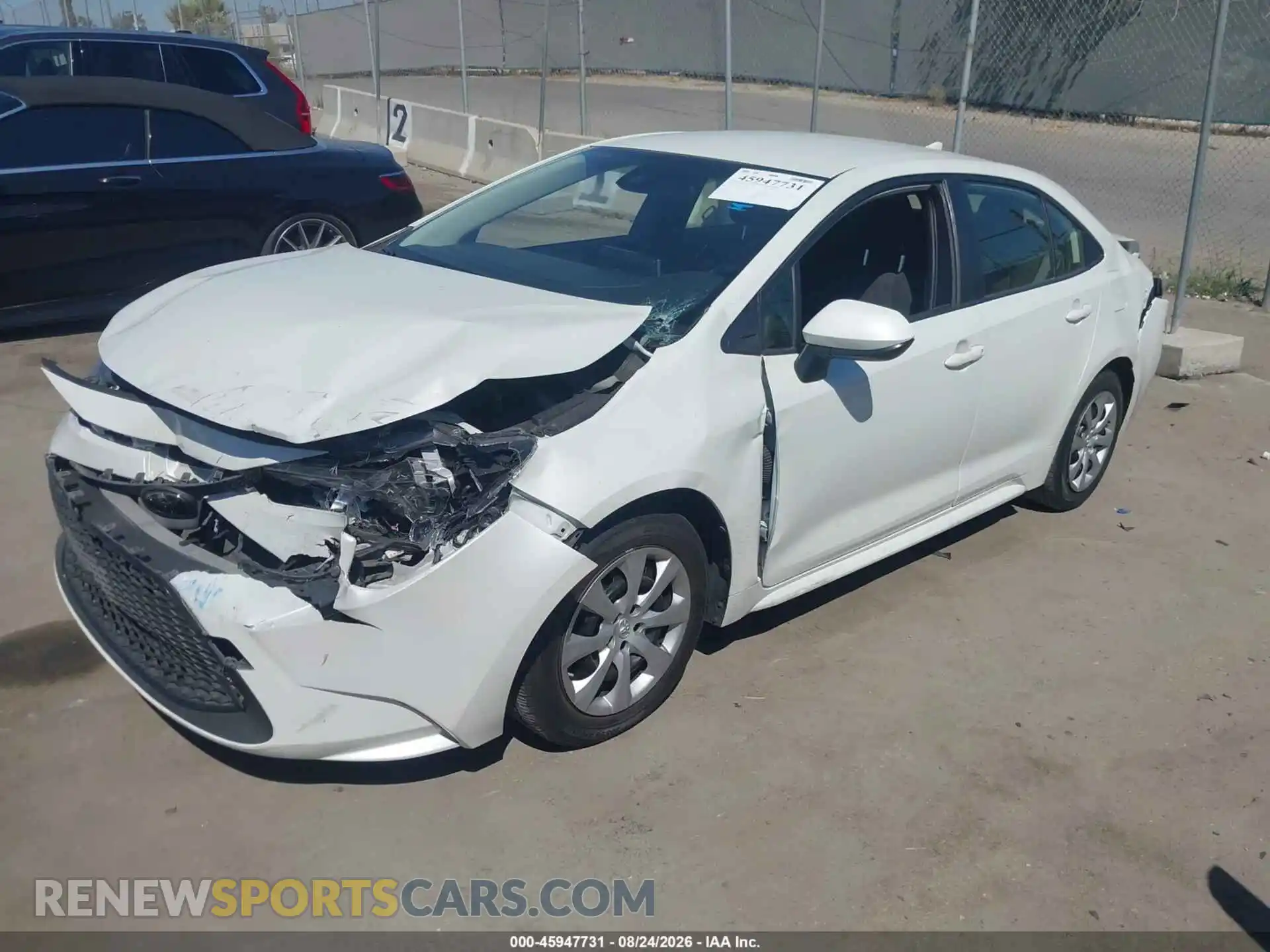 2 Фотография поврежденного автомобиля JTDEPMAE1MJ155658 TOYOTA COROLLA 2021