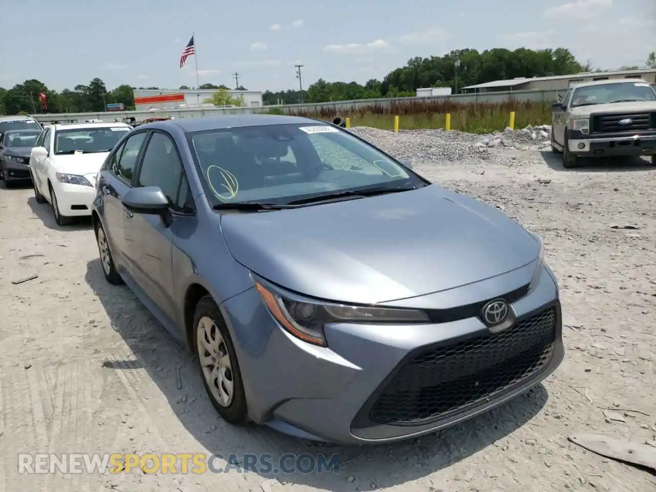1 Photograph of a damaged car JTDEPMAE1MJ159371 TOYOTA COROLLA 2021