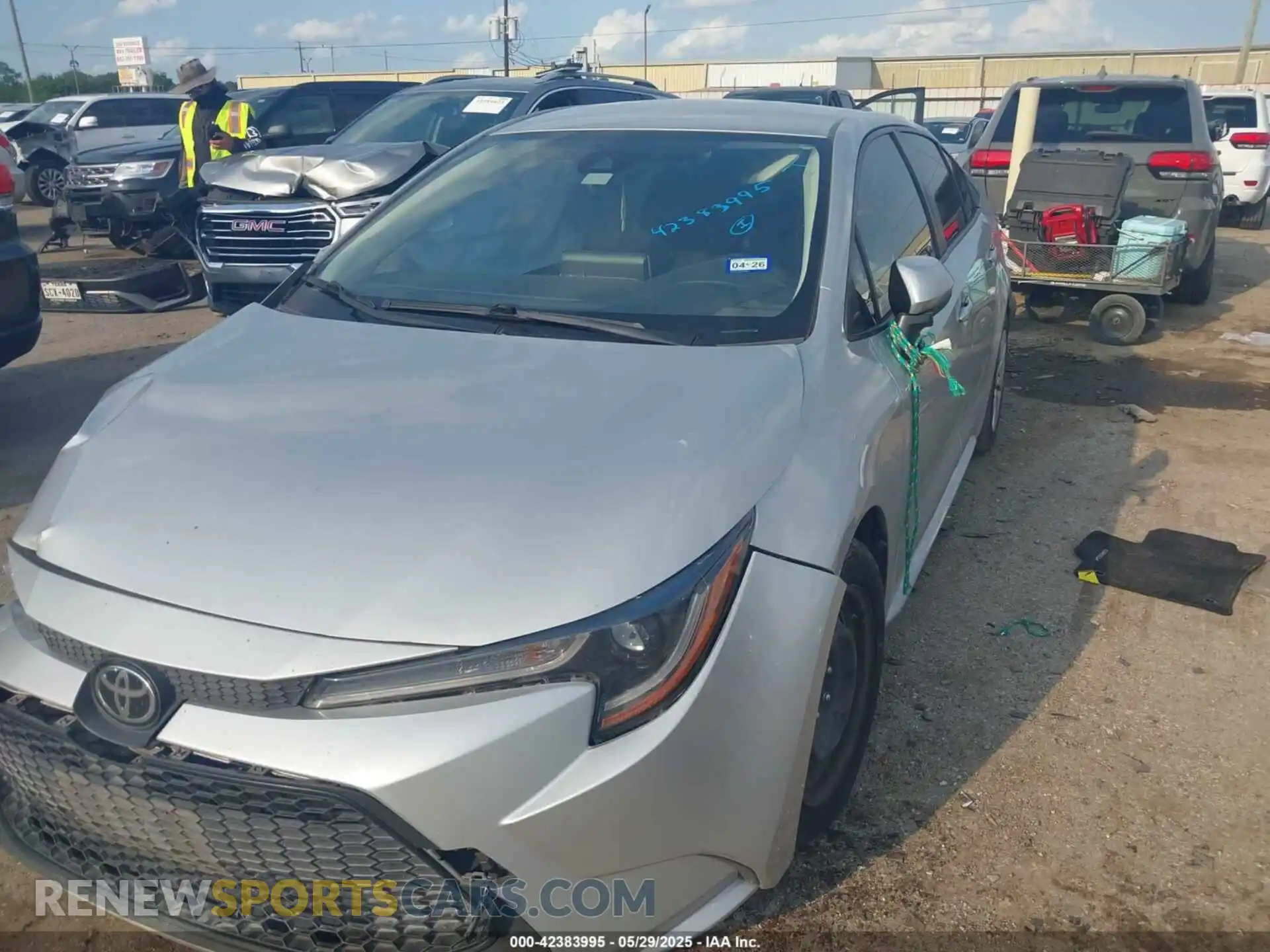 2 Photograph of a damaged car JTDEPMAE1MJ160293 TOYOTA COROLLA 2021