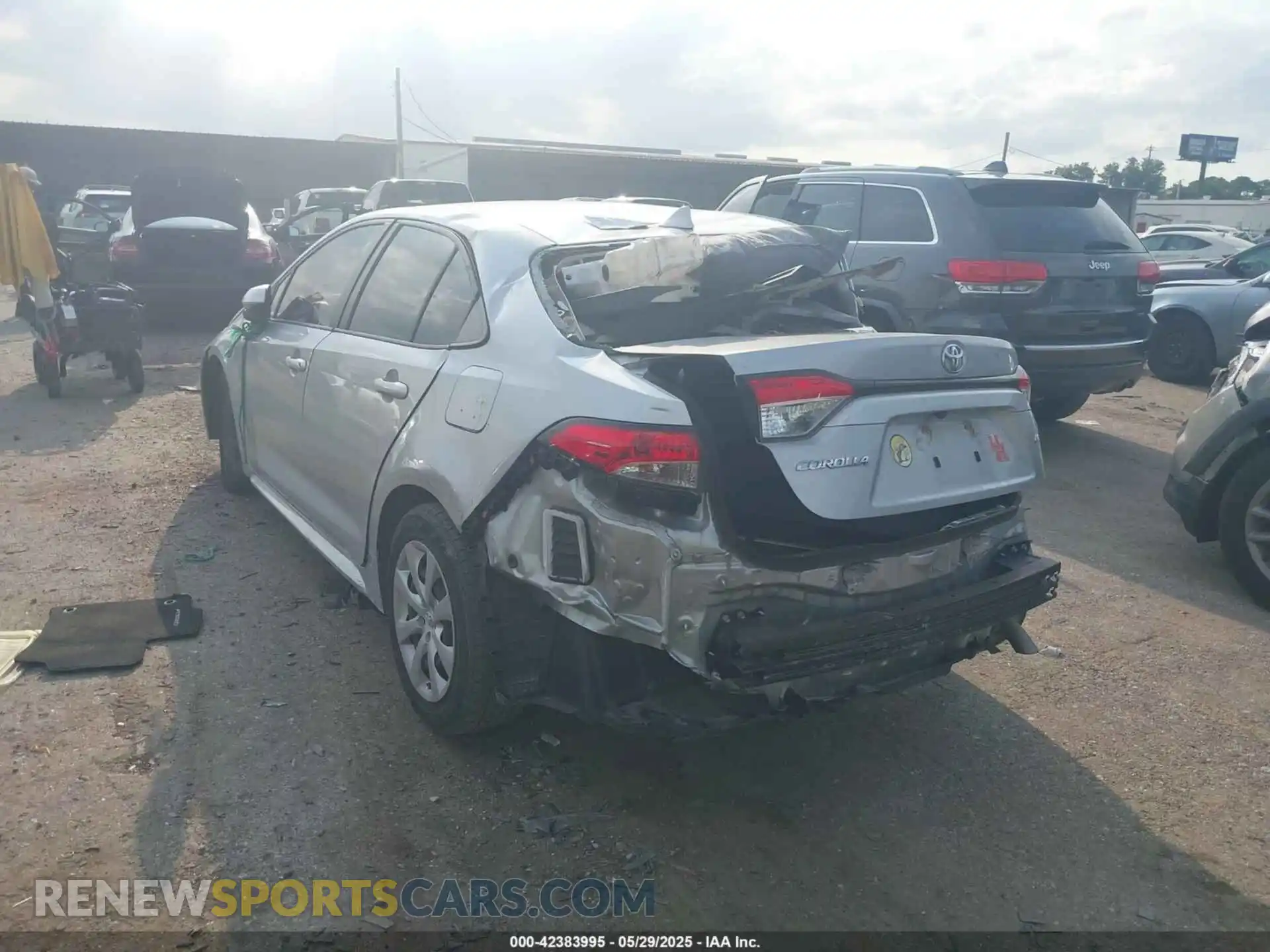 3 Photograph of a damaged car JTDEPMAE1MJ160293 TOYOTA COROLLA 2021