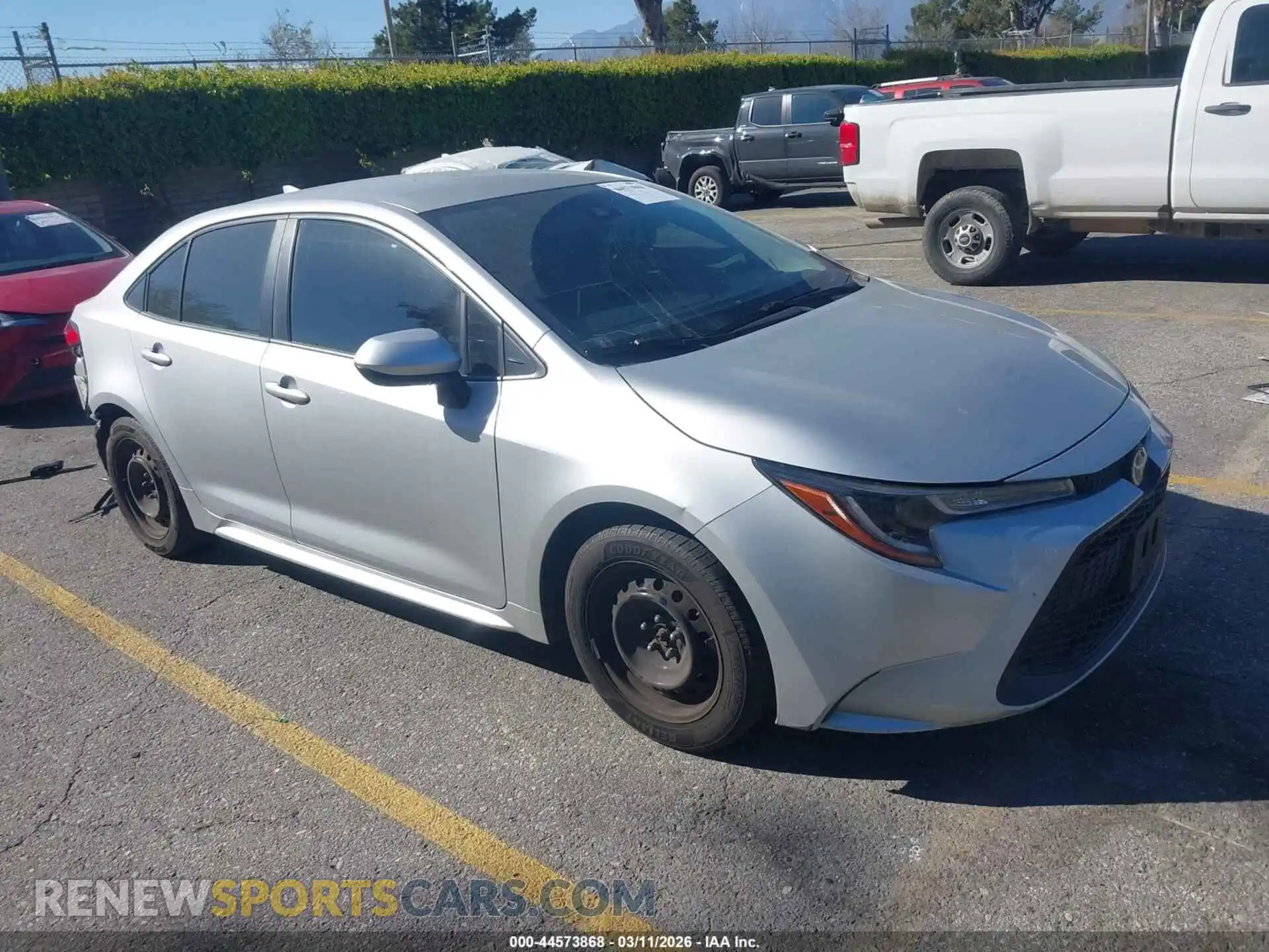 1 Photograph of a damaged car JTDEPMAE1MJ160584 TOYOTA COROLLA 2021
