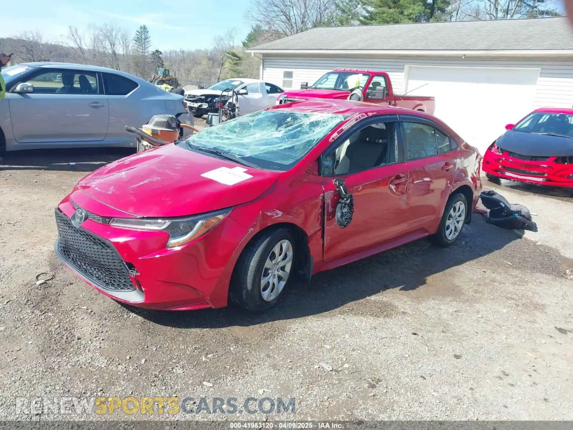2 Photograph of a damaged car JTDEPMAE1MJ161847 TOYOTA COROLLA 2021