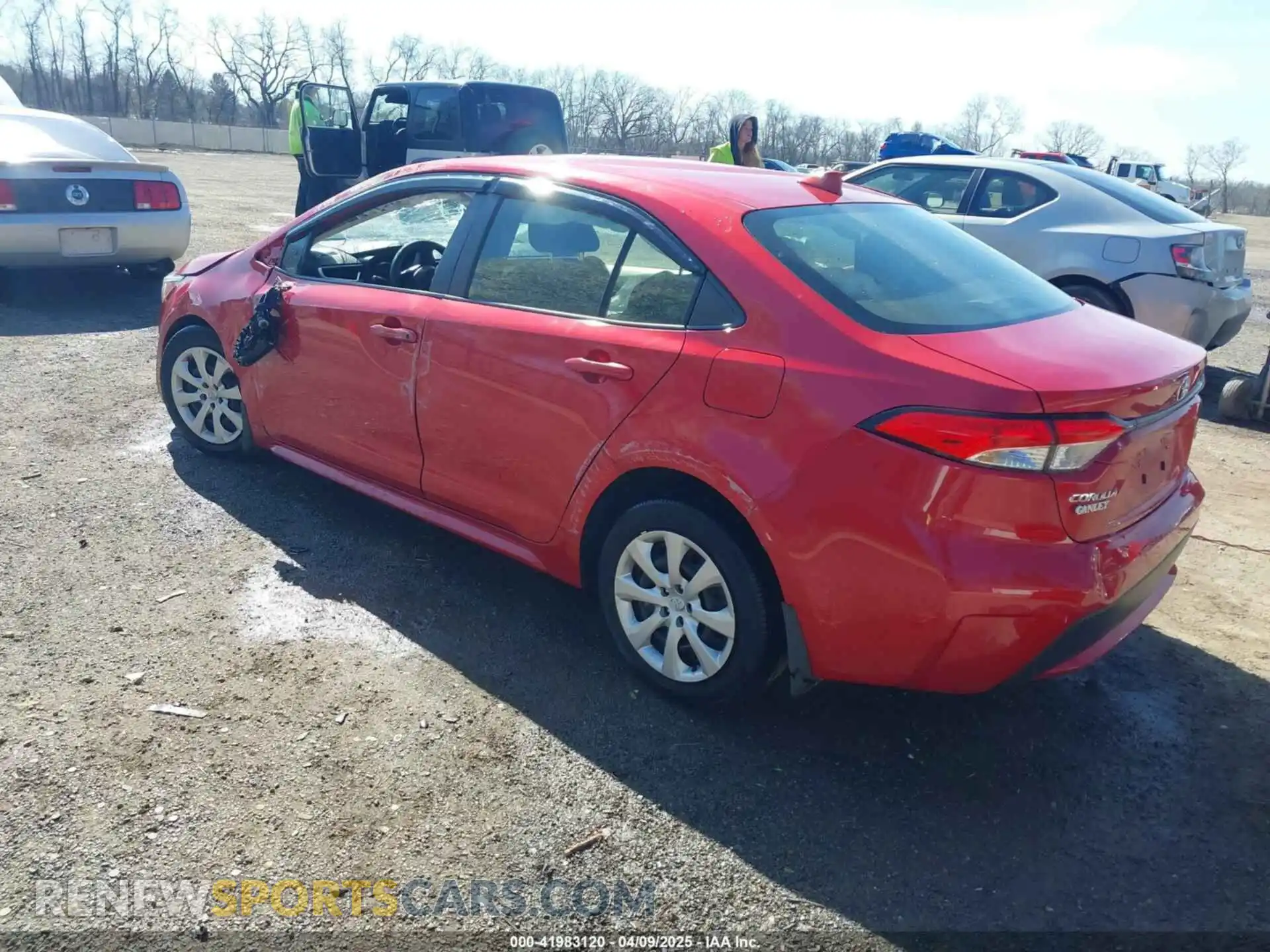 3 Photograph of a damaged car JTDEPMAE1MJ161847 TOYOTA COROLLA 2021