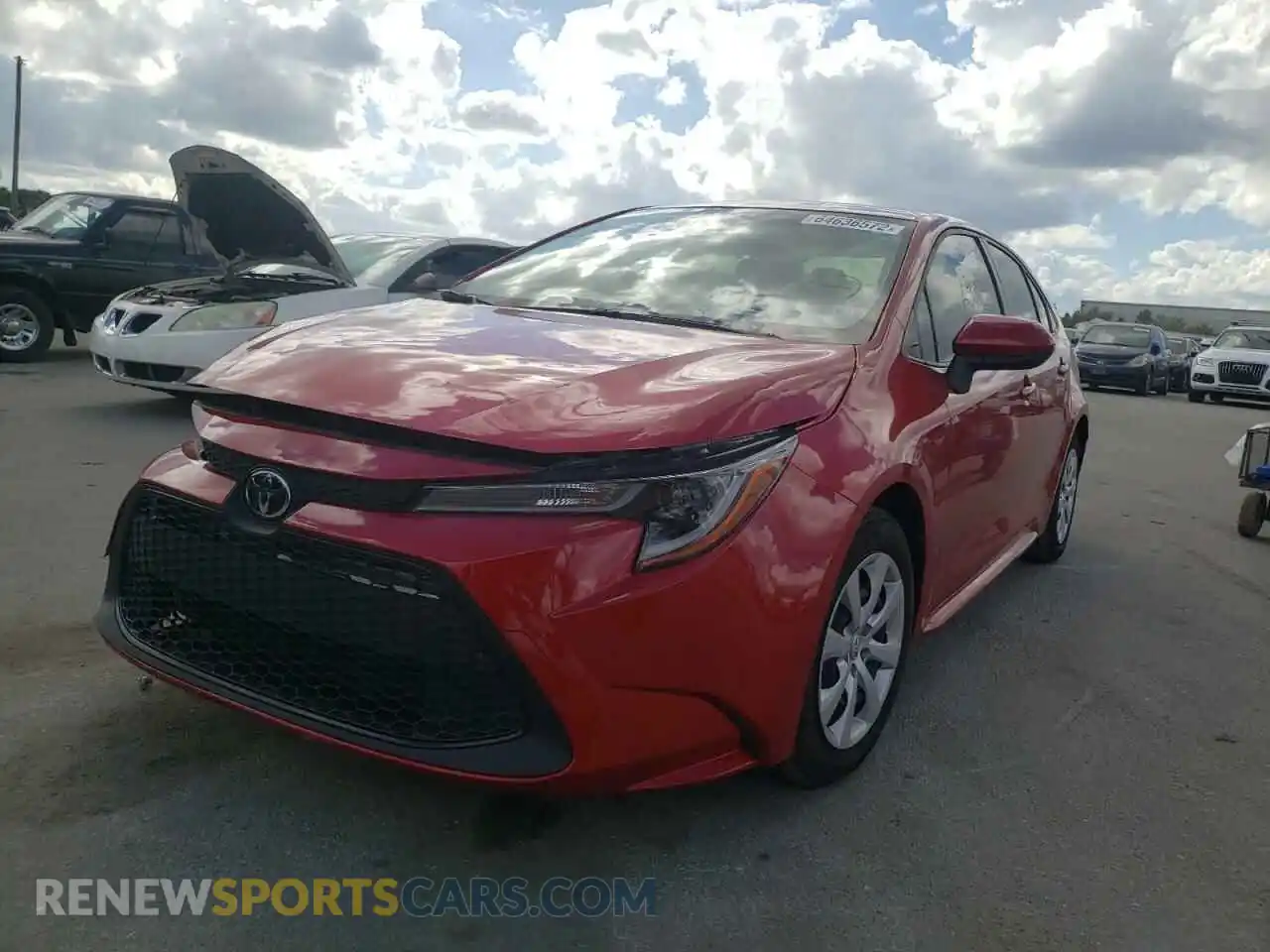2 Photograph of a damaged car JTDEPMAE1MJ162531 TOYOTA COROLLA 2021