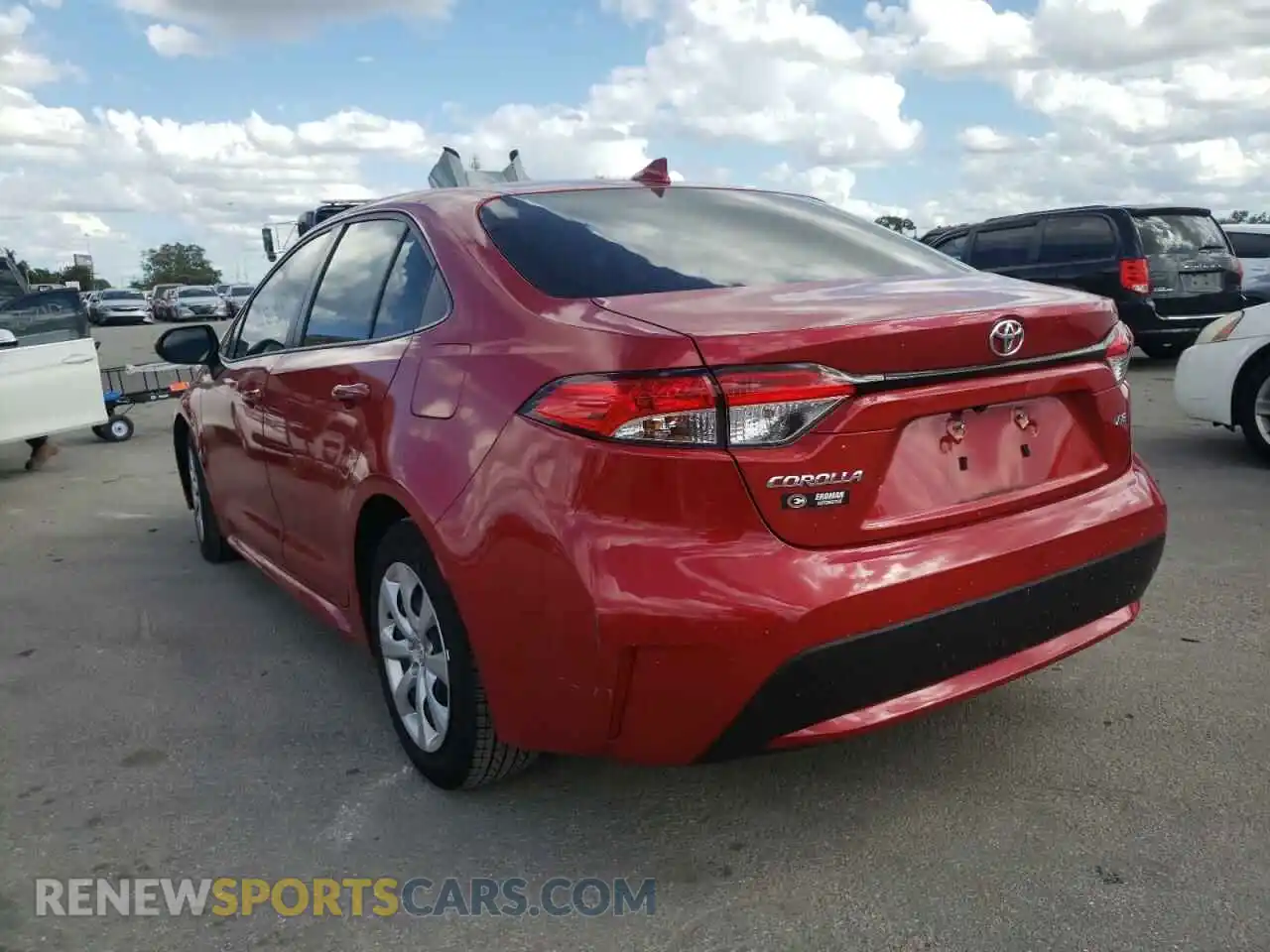 3 Photograph of a damaged car JTDEPMAE1MJ162531 TOYOTA COROLLA 2021