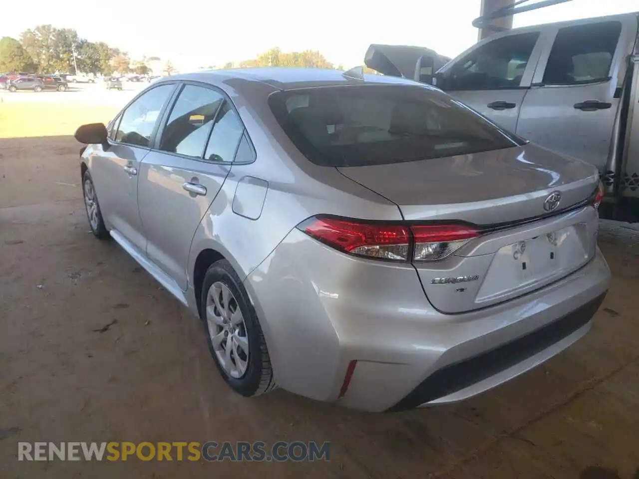 3 Photograph of a damaged car JTDEPMAE1MJ167051 TOYOTA COROLLA 2021