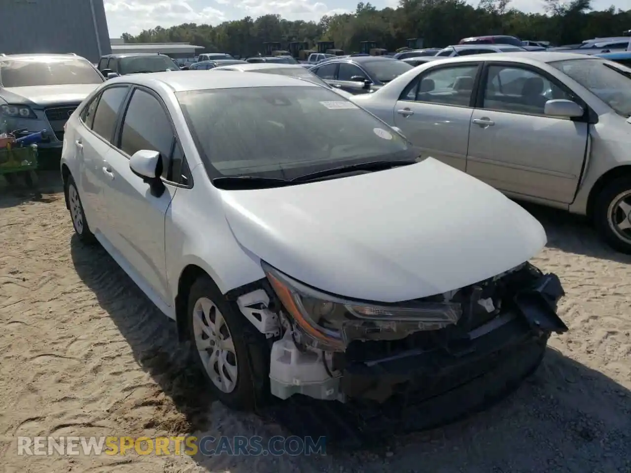 1 Photograph of a damaged car JTDEPMAE1MJ168569 TOYOTA COROLLA 2021
