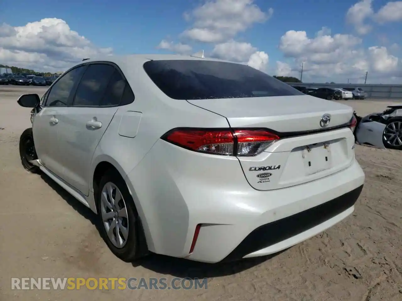 3 Photograph of a damaged car JTDEPMAE1MJ168569 TOYOTA COROLLA 2021